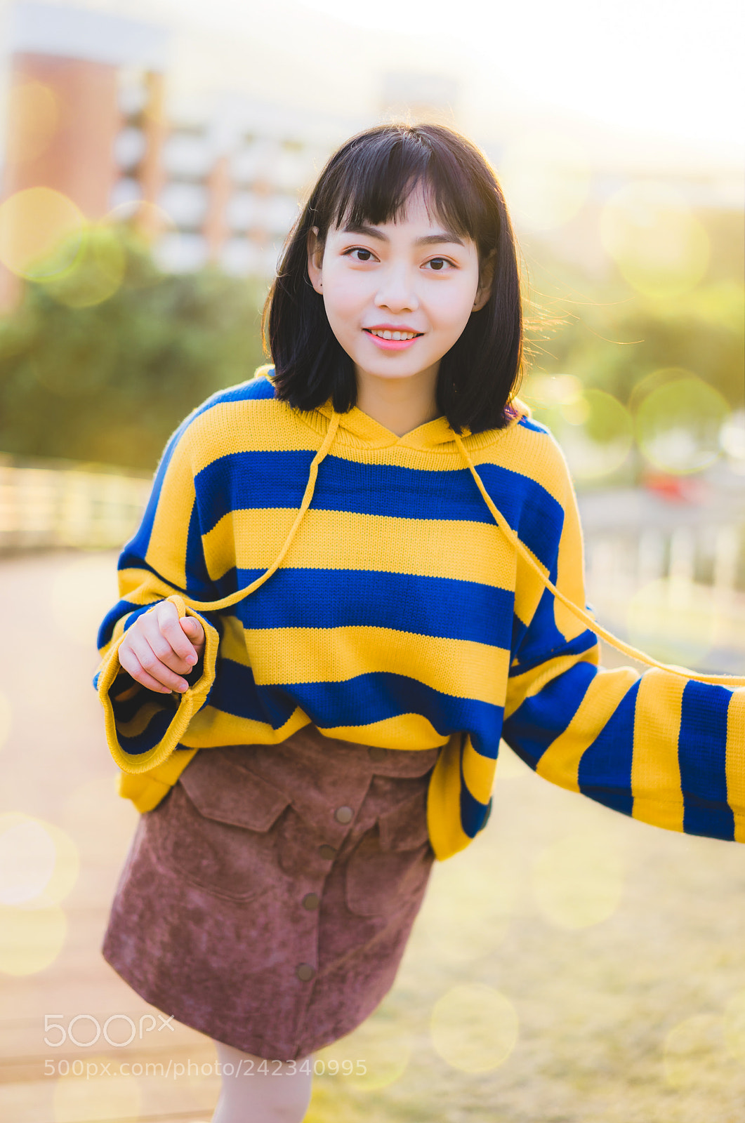 Sony a7 sample photo. 夕阳下你的笑脸 photography