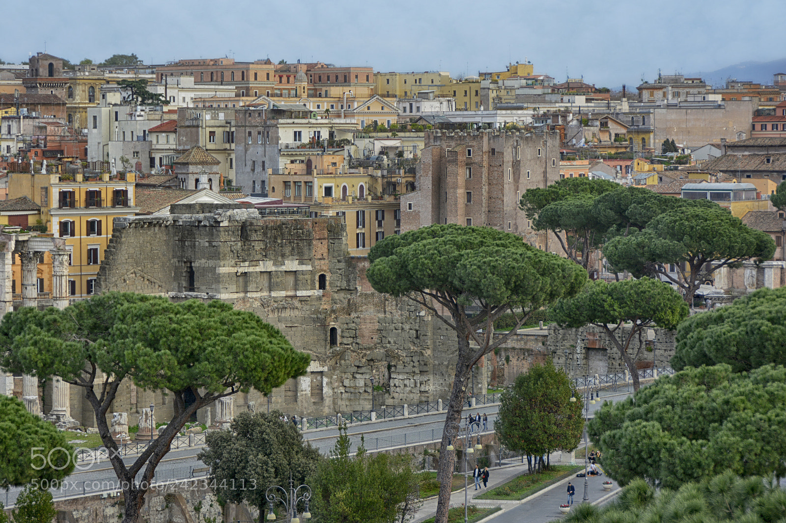 Nikon D7100 sample photo. Rome from palatine hill photography