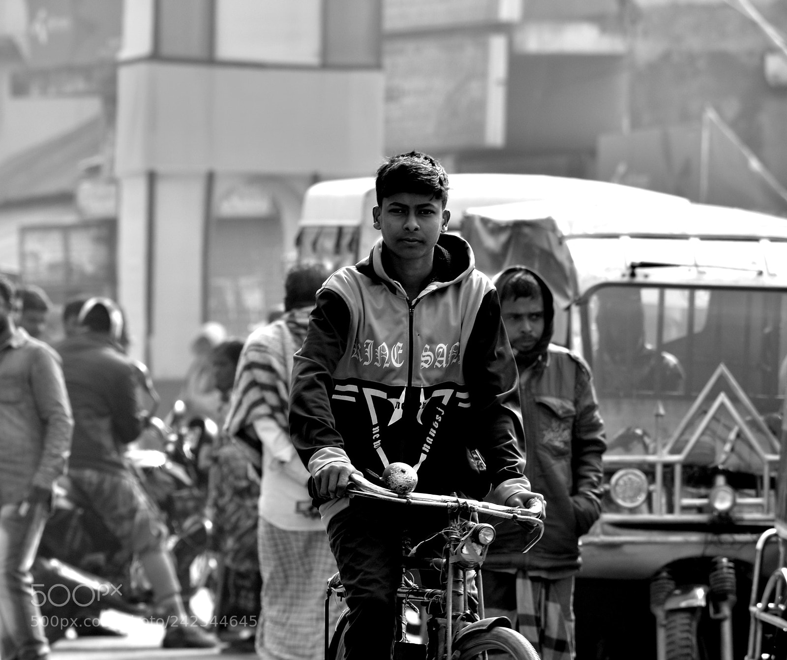 Nikon D3400 sample photo. Boy in bicycle photography