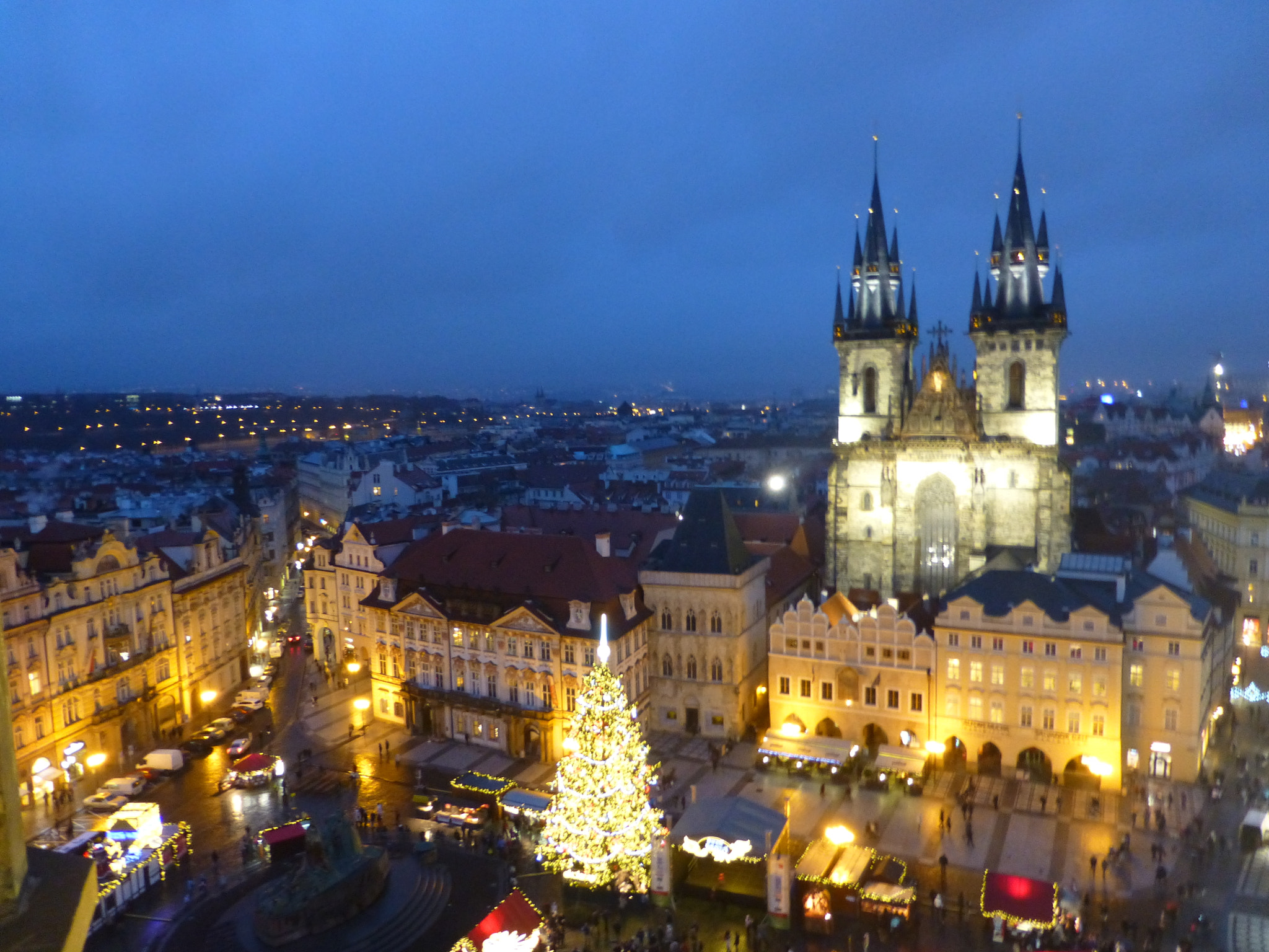 Panasonic DMC-TZ31 sample photo. Prag, blick vom alten rathaus photography