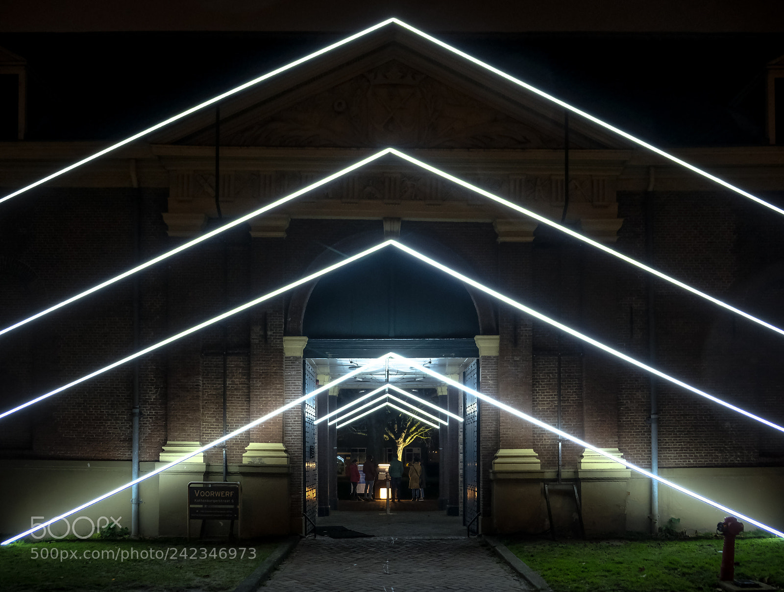 Fujifilm X-T20 sample photo. Light art installation on photography