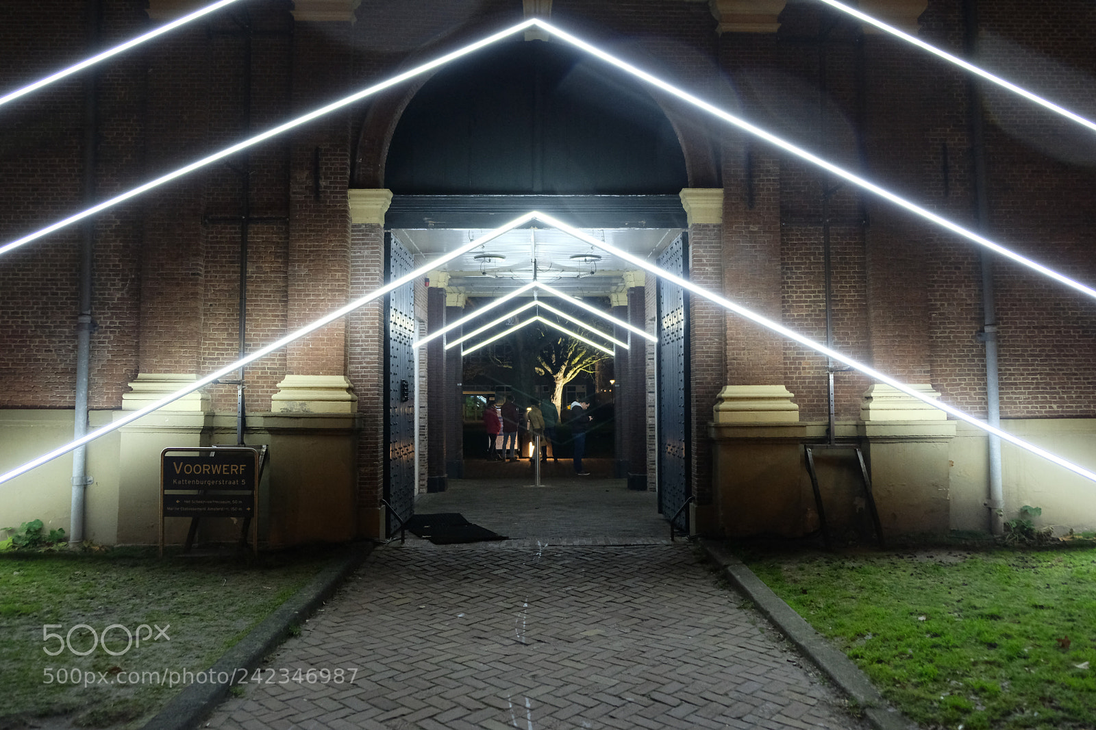 Fujifilm X-T20 sample photo. Light art installation on photography