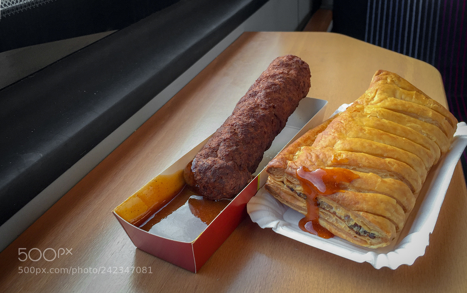 Apple iPhone 6 sample photo. Fast food with ketchup photography