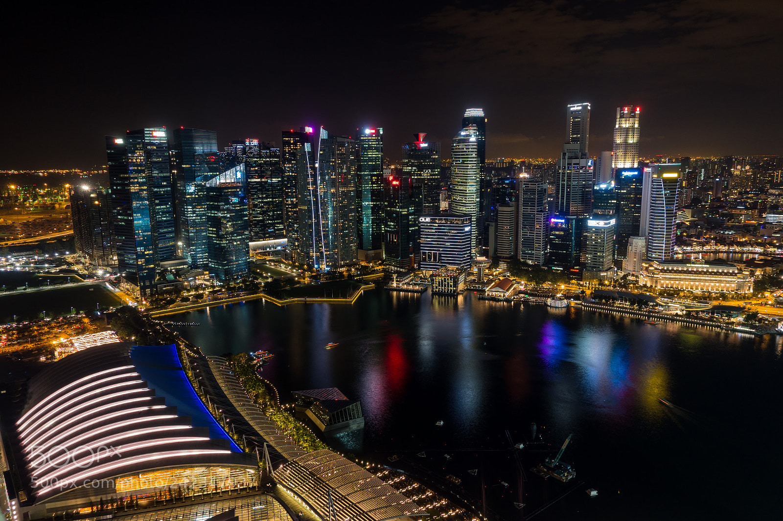 Sony Cyber-shot DSC-RX100 IV sample photo. Singapore skyline photography