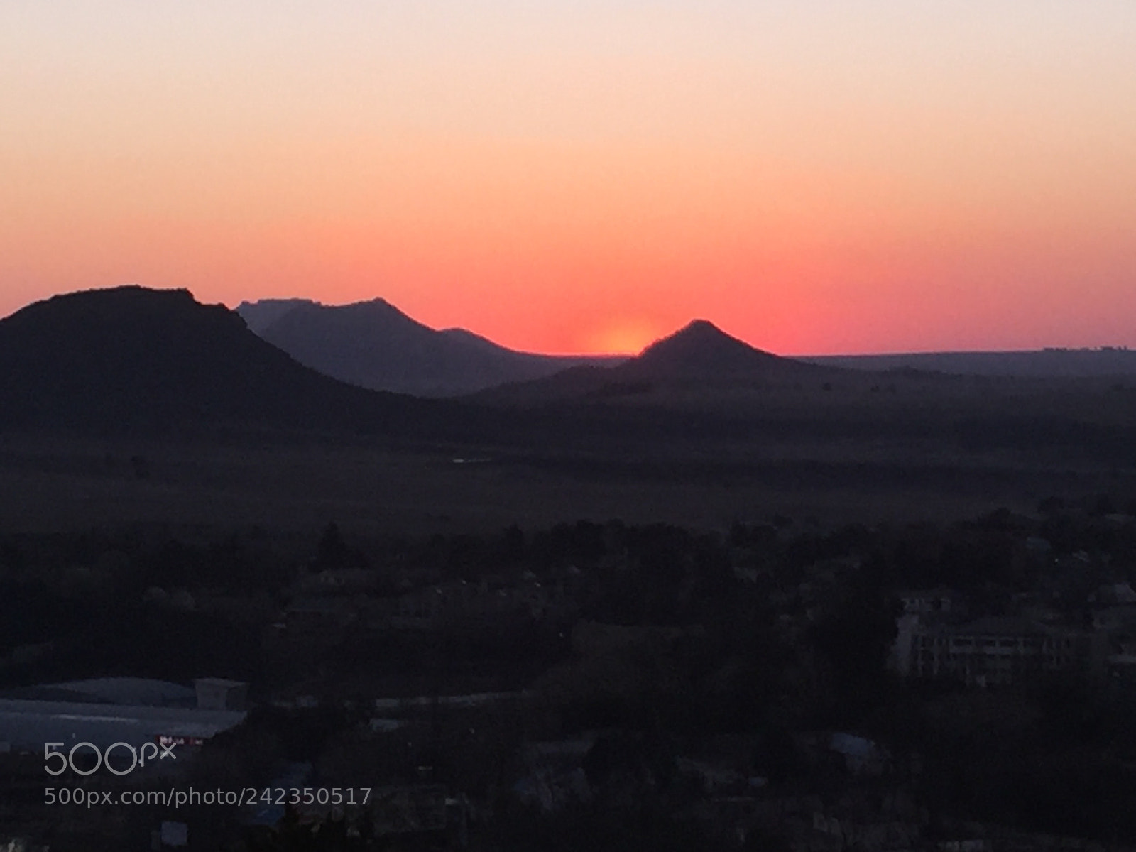 Apple iPhone 6 Plus sample photo. Sunset maseru lesotho photography