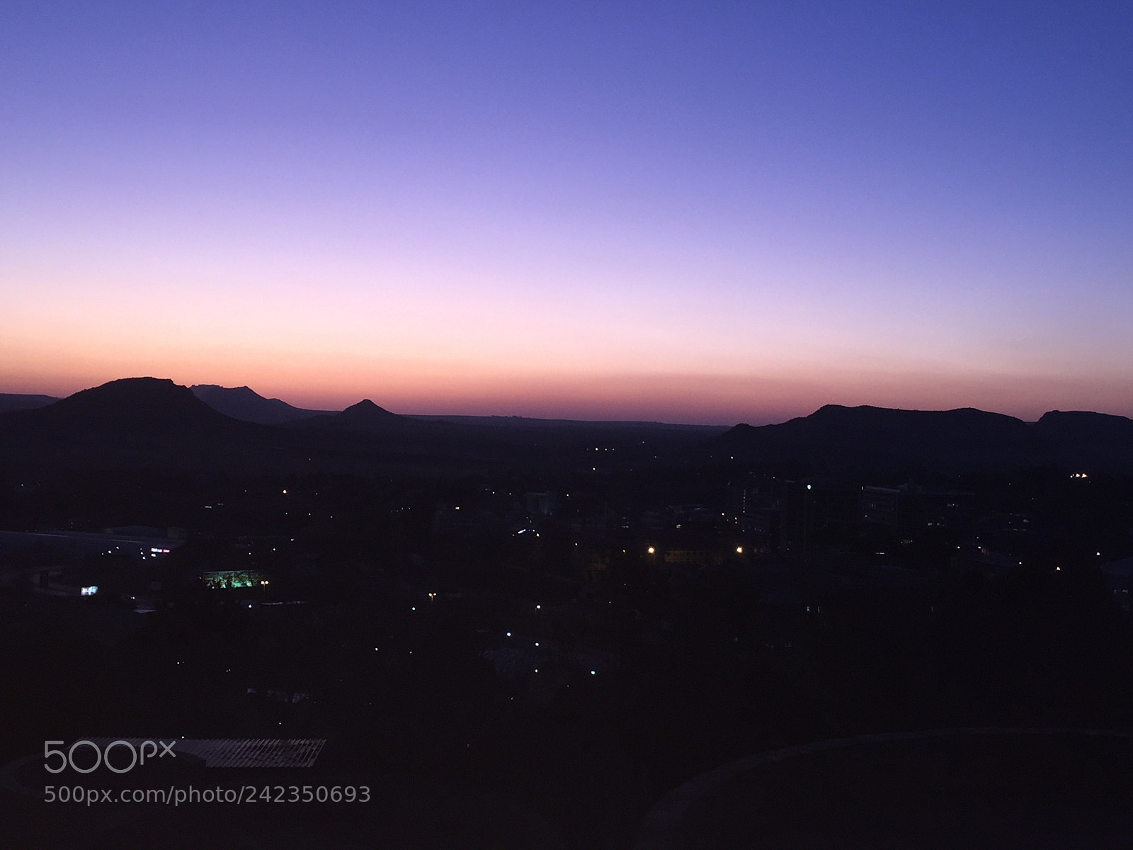 Apple iPhone 6 Plus sample photo. Dusk maseru lesotho photography