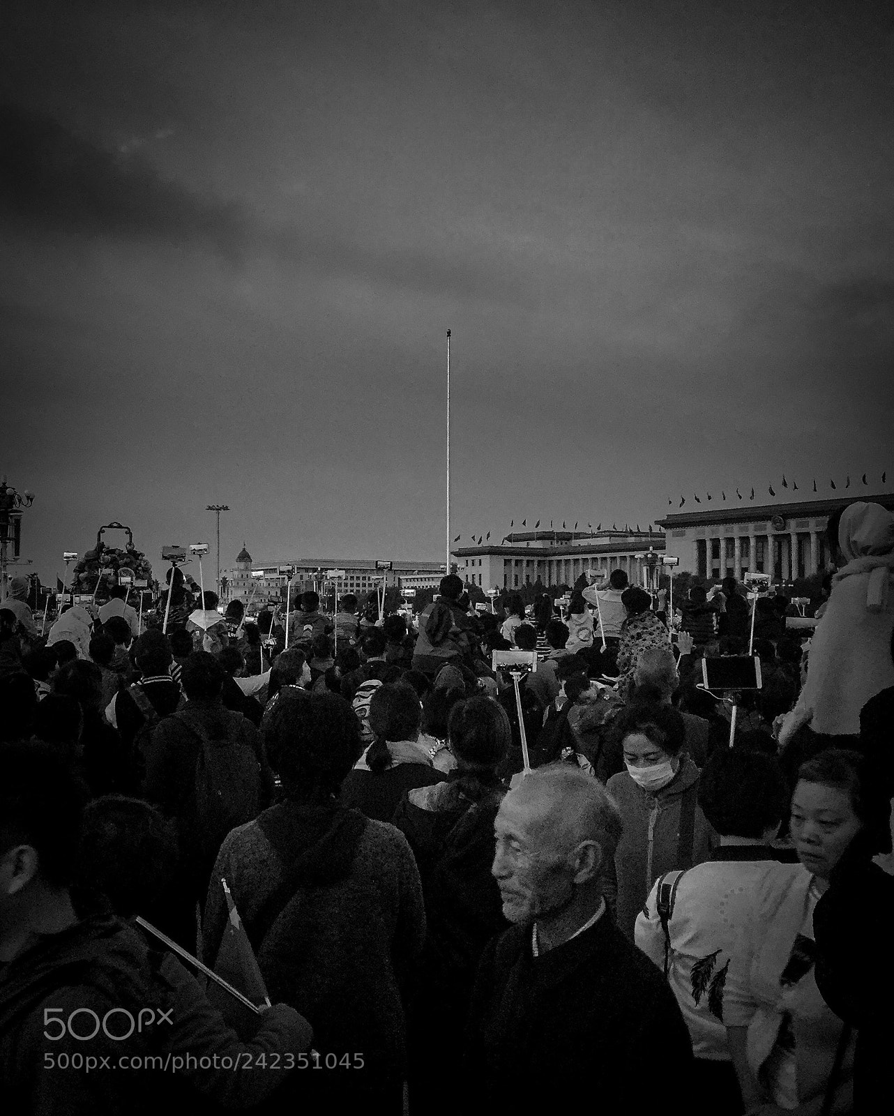 Apple iPad mini 4 sample photo. Watch the flag-raising in photography