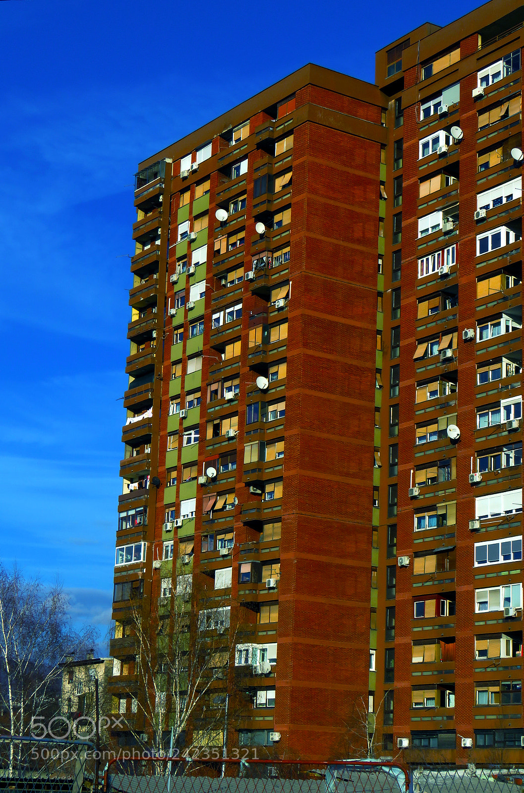 Canon PowerShot SX60 HS sample photo. Coloured building photography