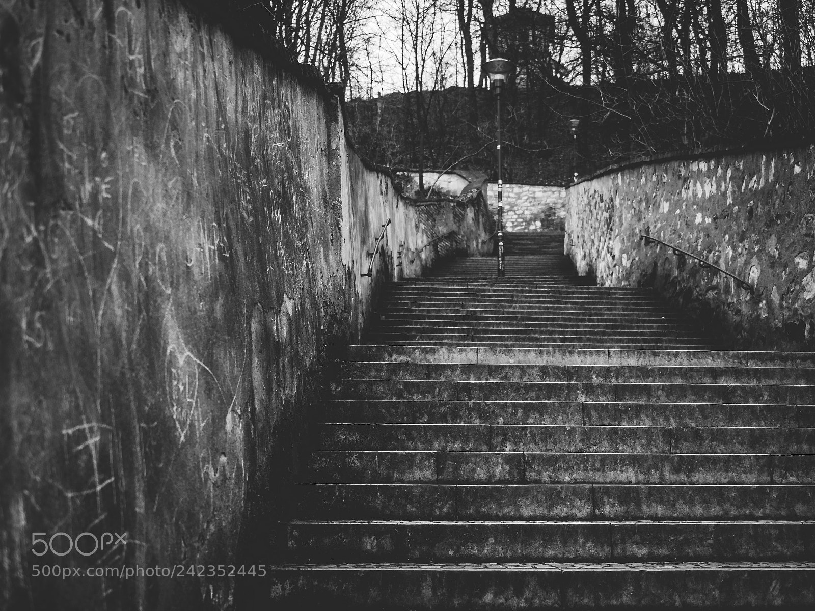 Olympus OM-D E-M10 II sample photo. Stairs photography