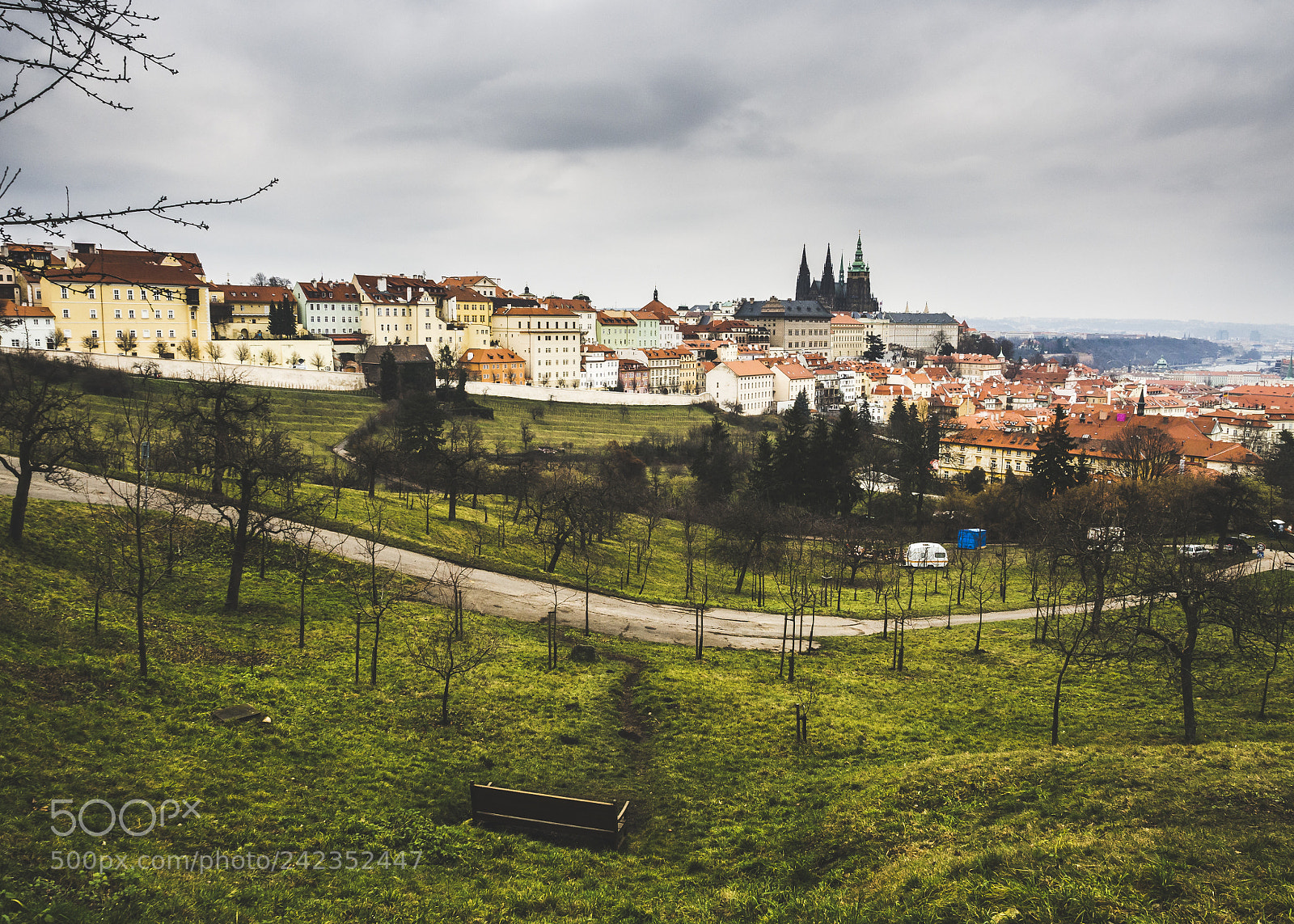 Olympus OM-D E-M10 II sample photo. Prague castle photography