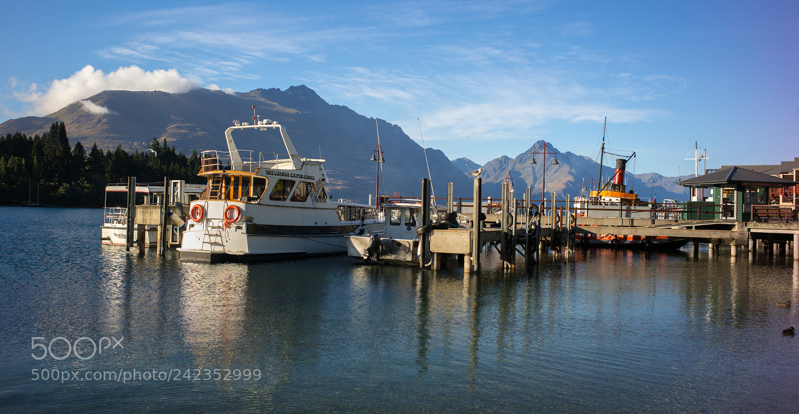Leica M (Typ 262) sample photo. Docked boat and mountains photography