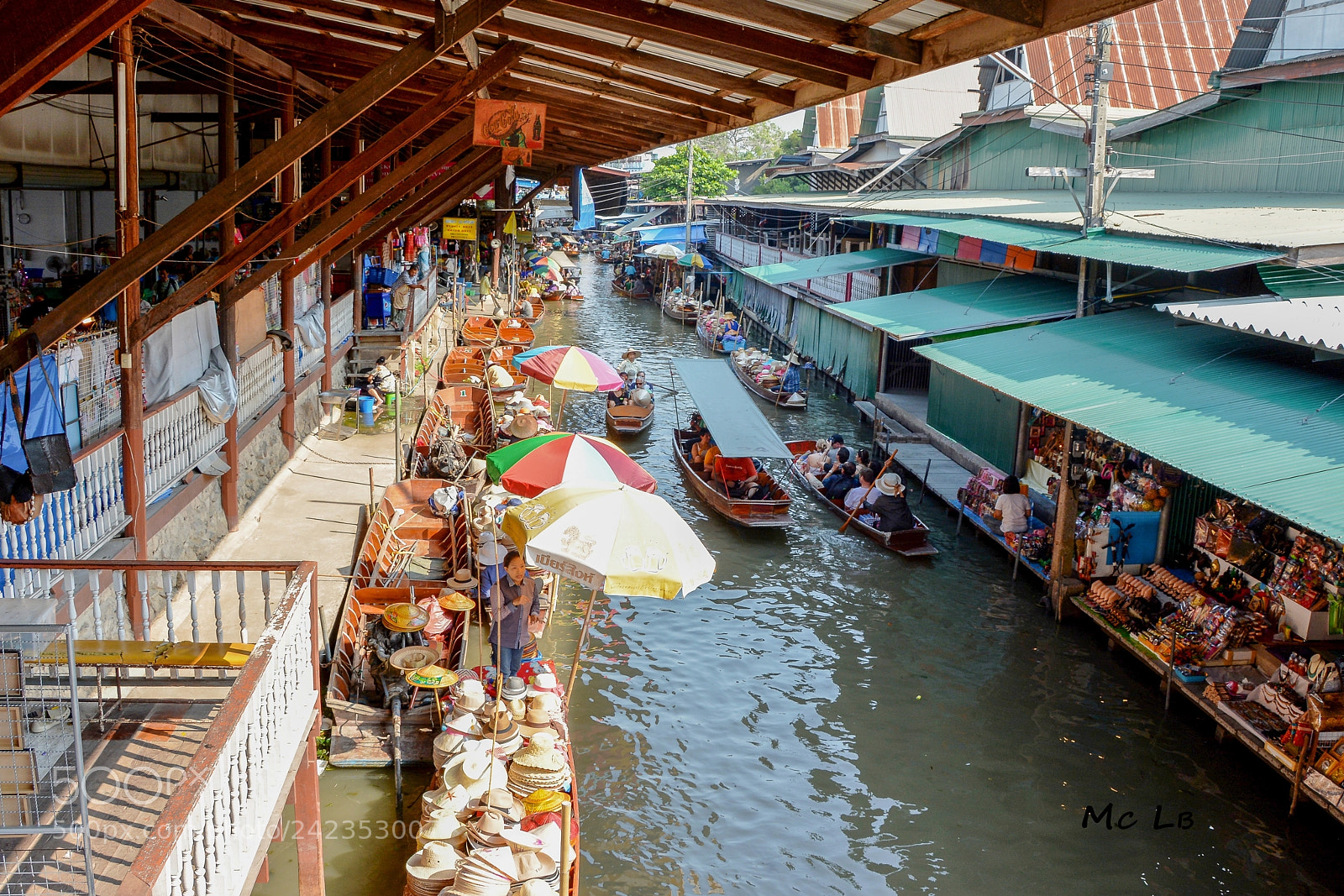 Nikon D7100 sample photo. March flottant de damnoen photography