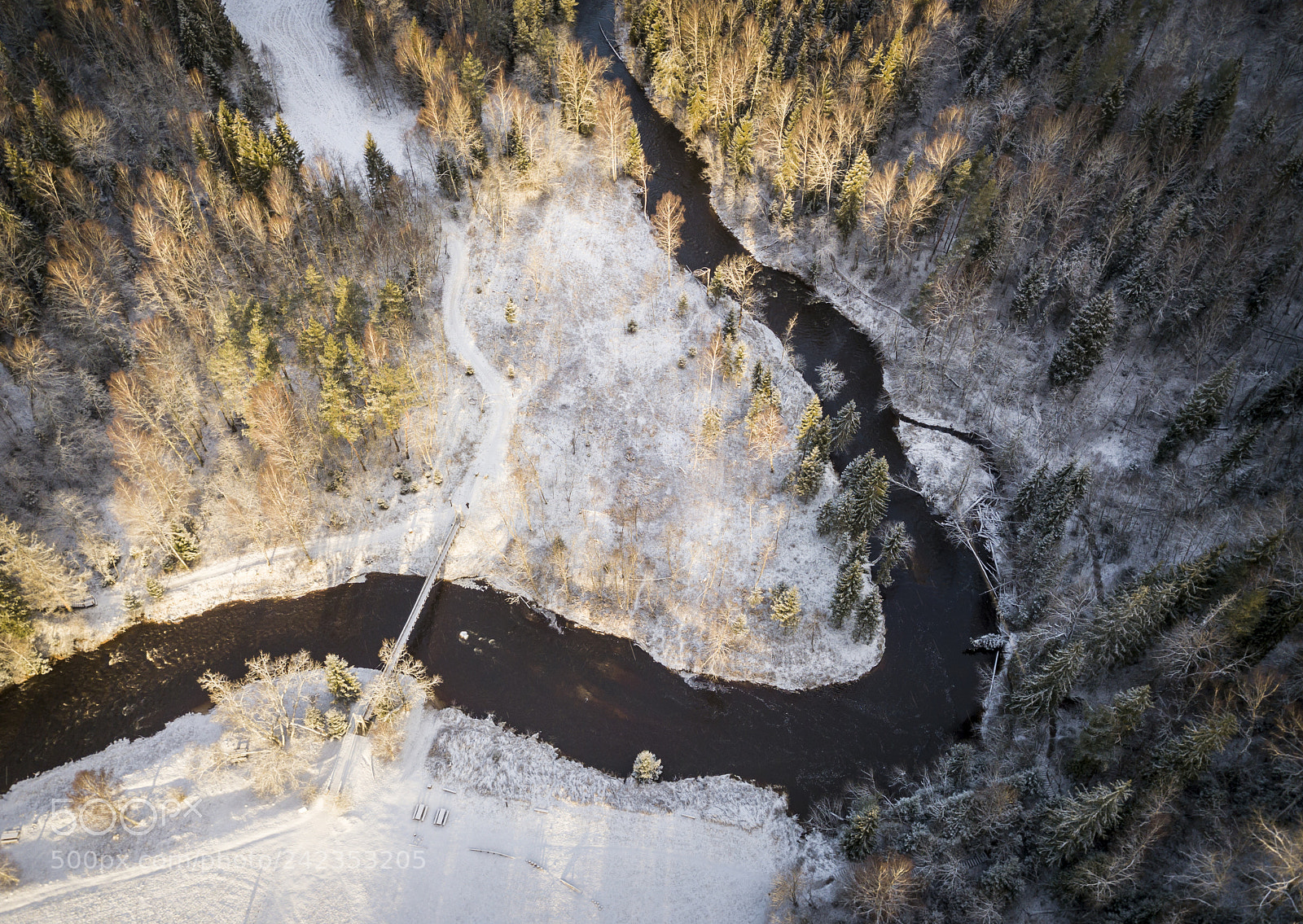 DJI FC220 sample photo. Winter landscape 7 photography
