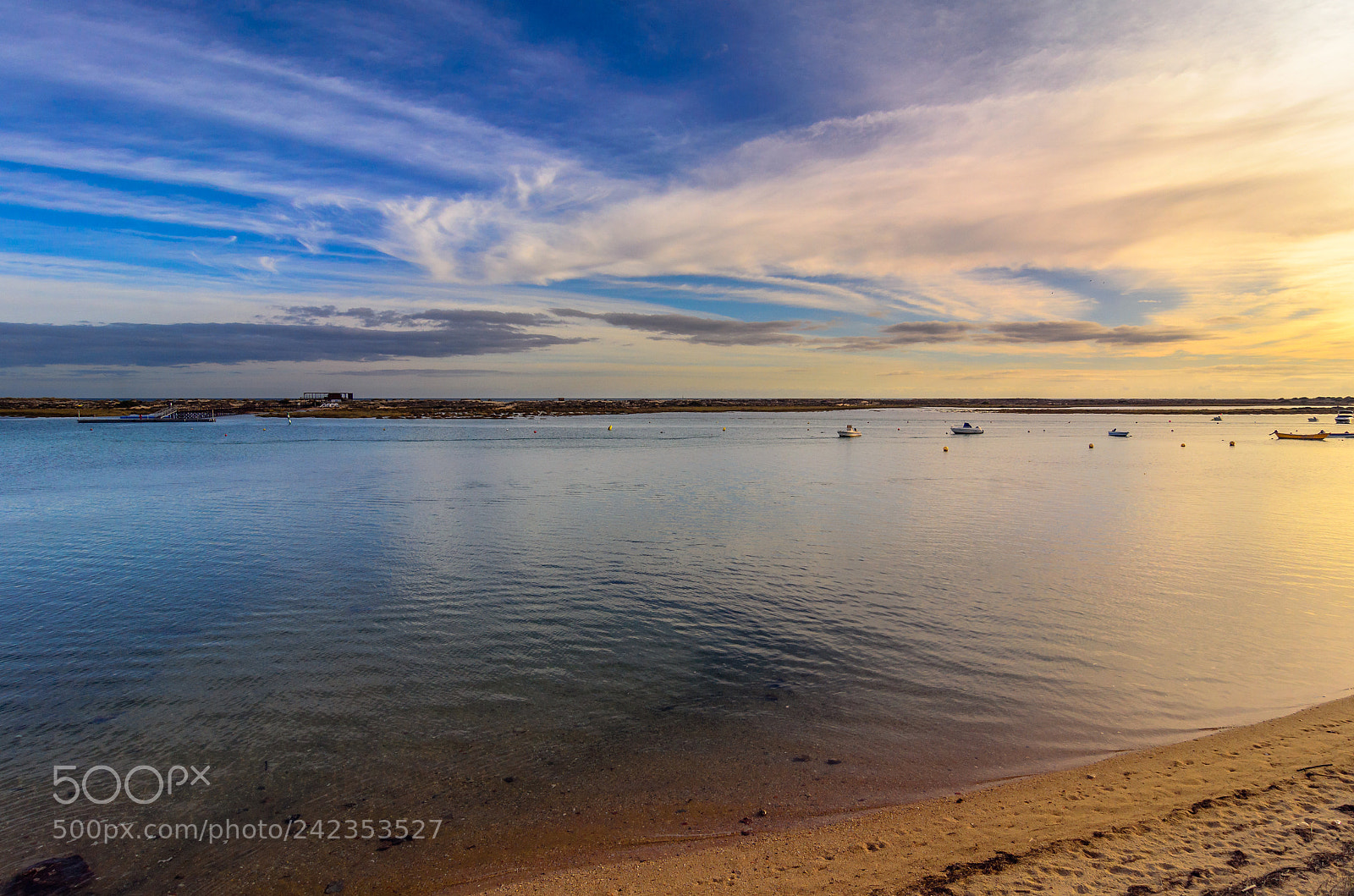 Nikon D5100 sample photo. Cabanas tavira sunset photography