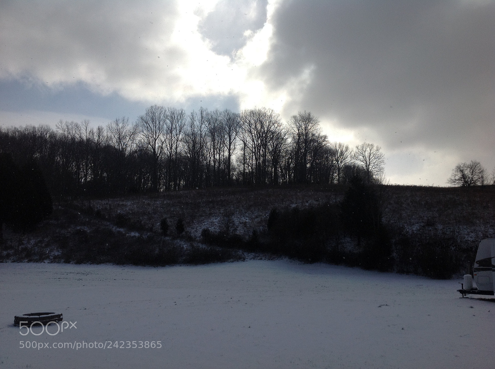 Apple iPad sample photo. Winter wonderland photography