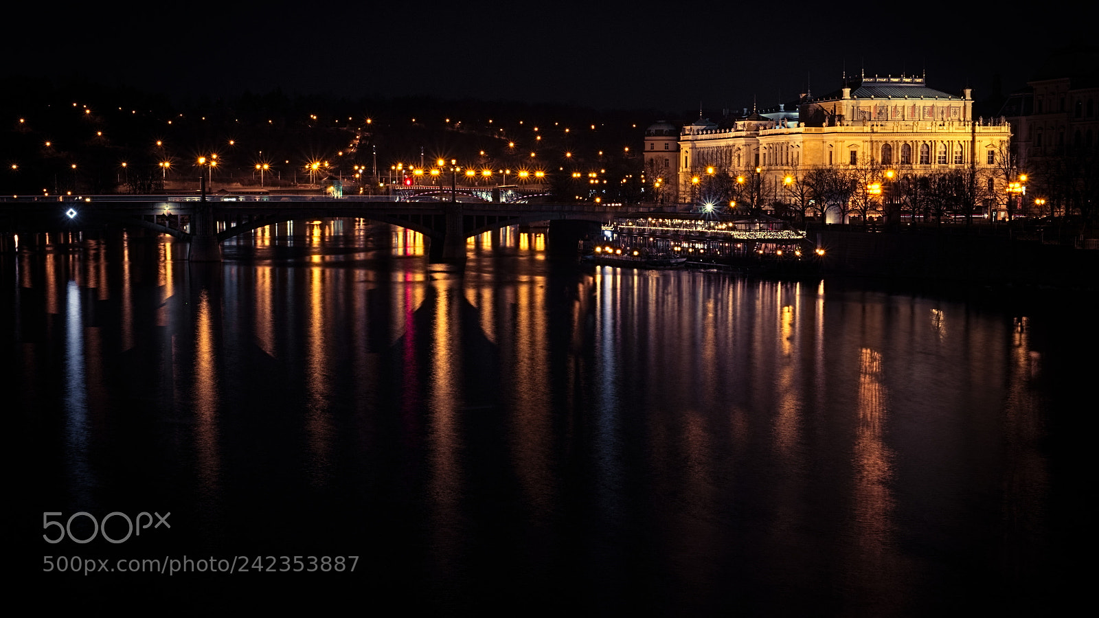 Fujifilm X-T1 sample photo. Prague at night photography