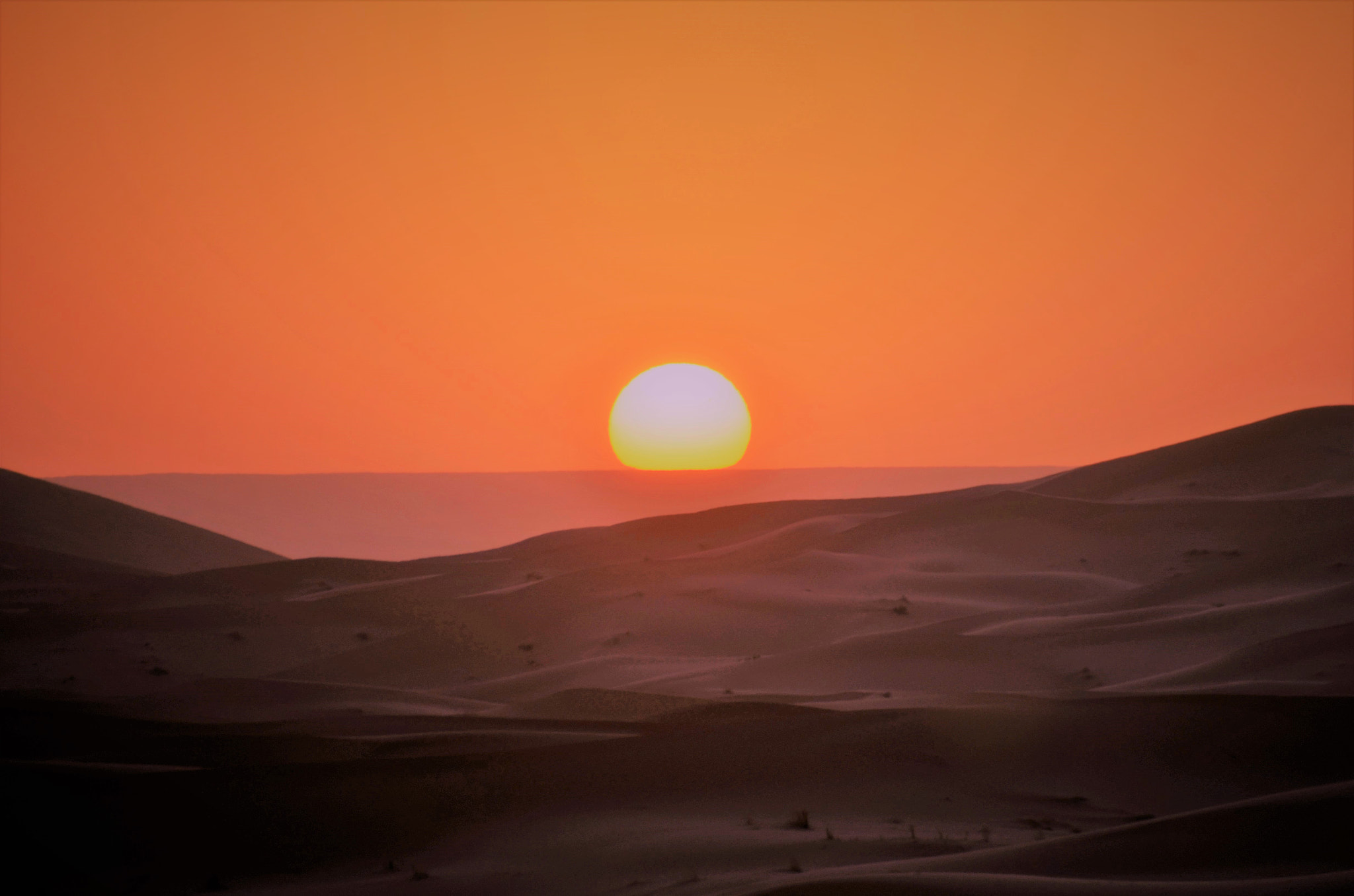 Nikon D7000 + Tamron 18-270mm F3.5-6.3 Di II VC PZD sample photo. Eearly sunrise in the desert photography