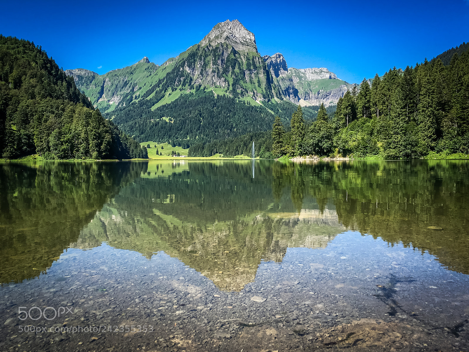 Apple iPhone 6s sample photo. Obersee on mirror photography