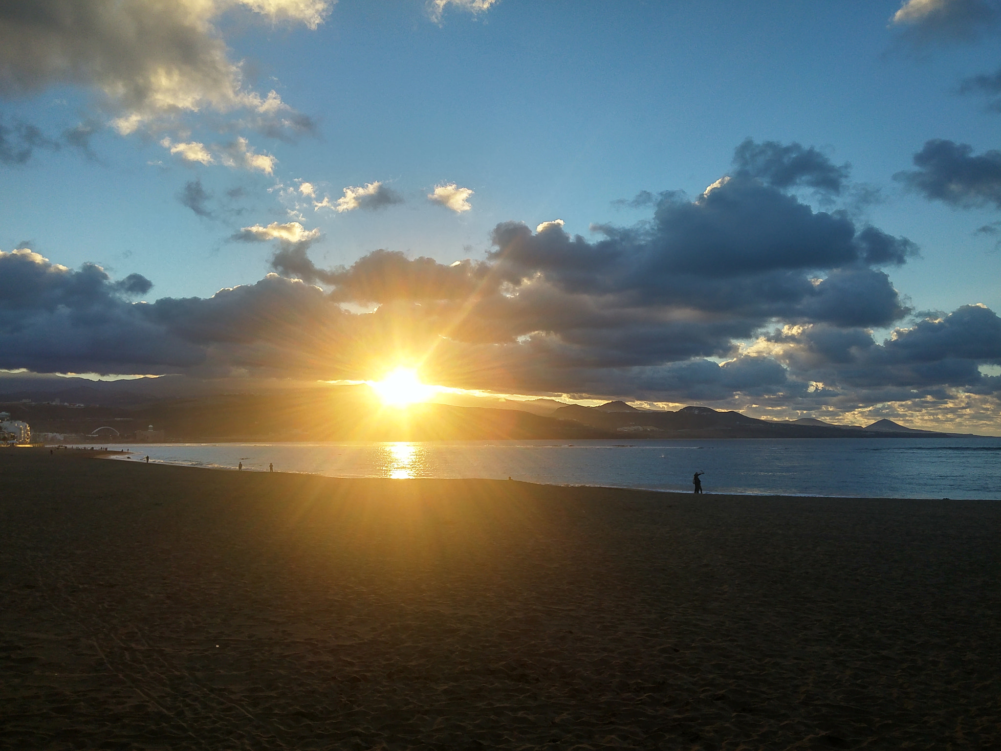 LG G FLEX2 sample photo. Beach sunset photography