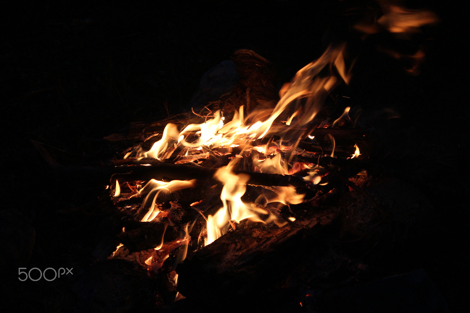 Canon EF-S 18-55mm F3.5-5.6 IS sample photo. Fire photography