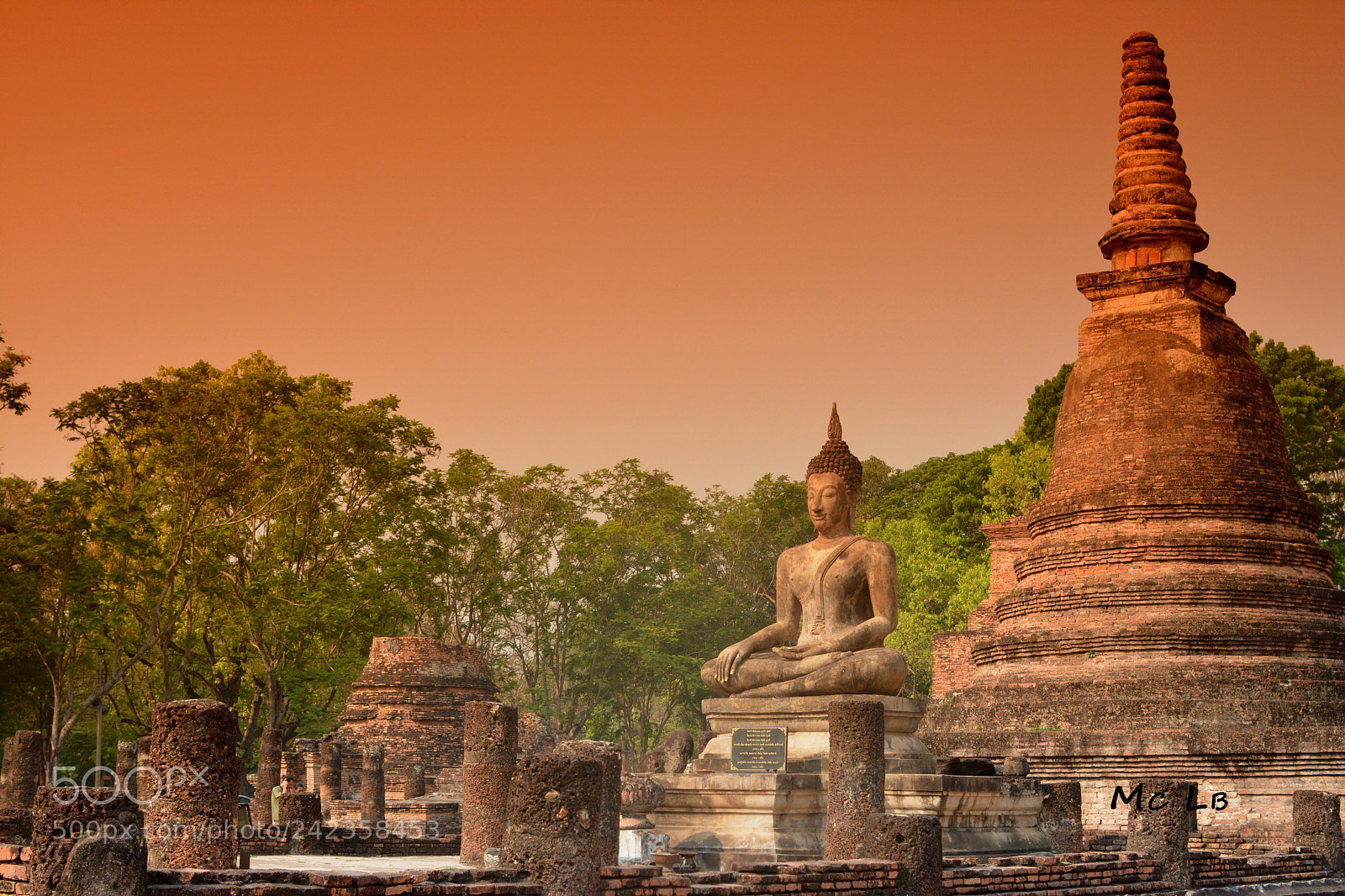 Nikon D7100 sample photo. Temple wat sra sri photography