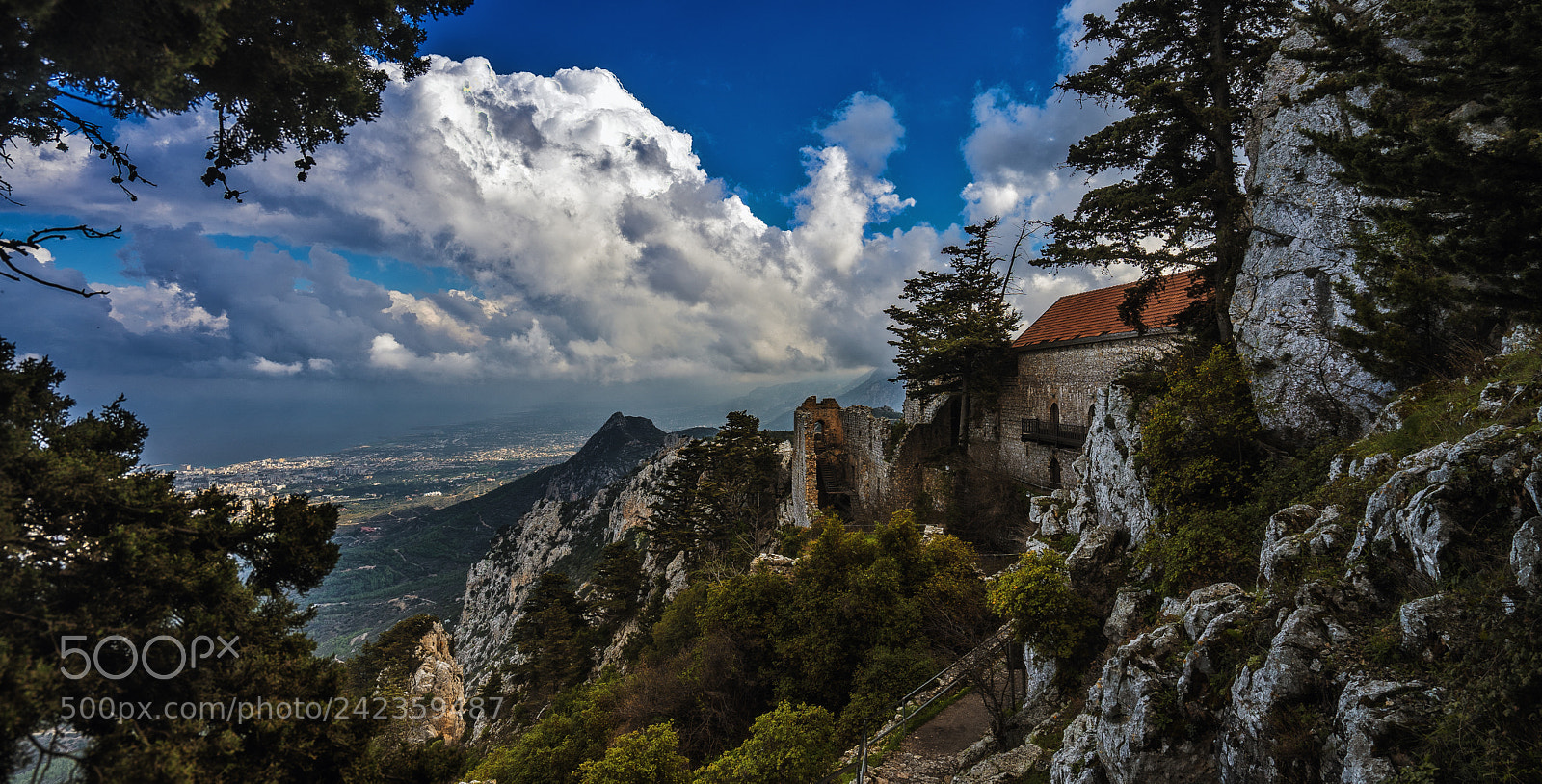 Sony a7 sample photo. Castle of st. hilarion photography