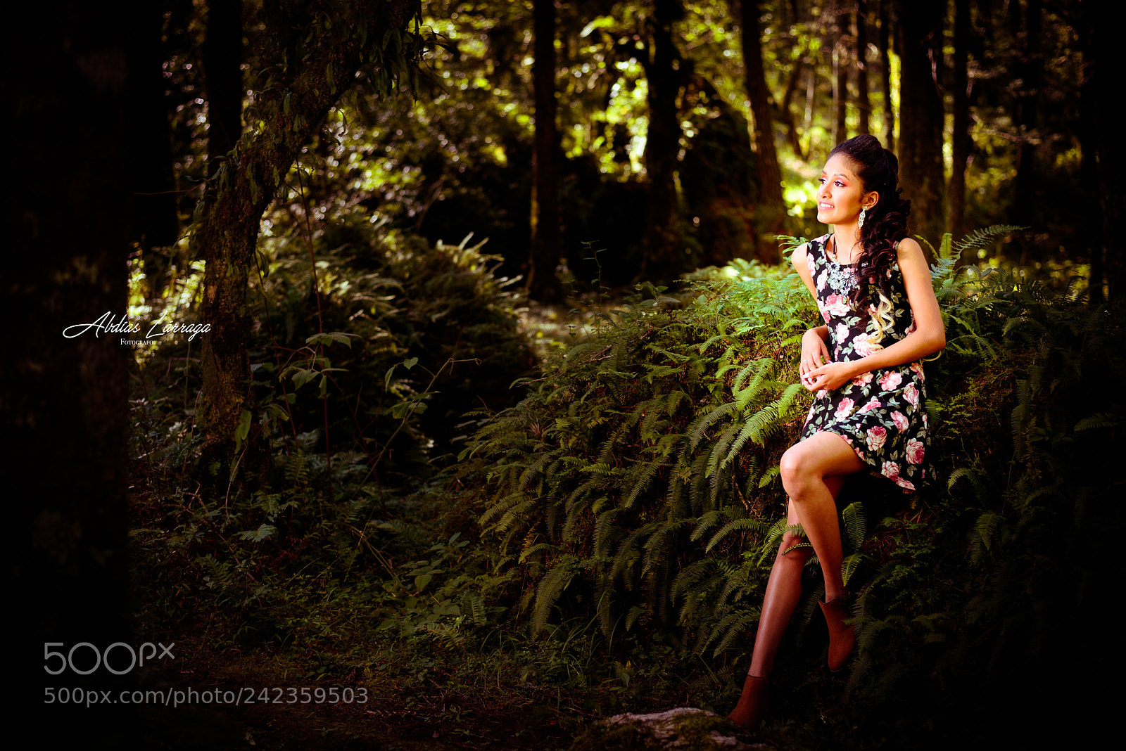 Nikon D810 sample photo. Woman inthe forest photography