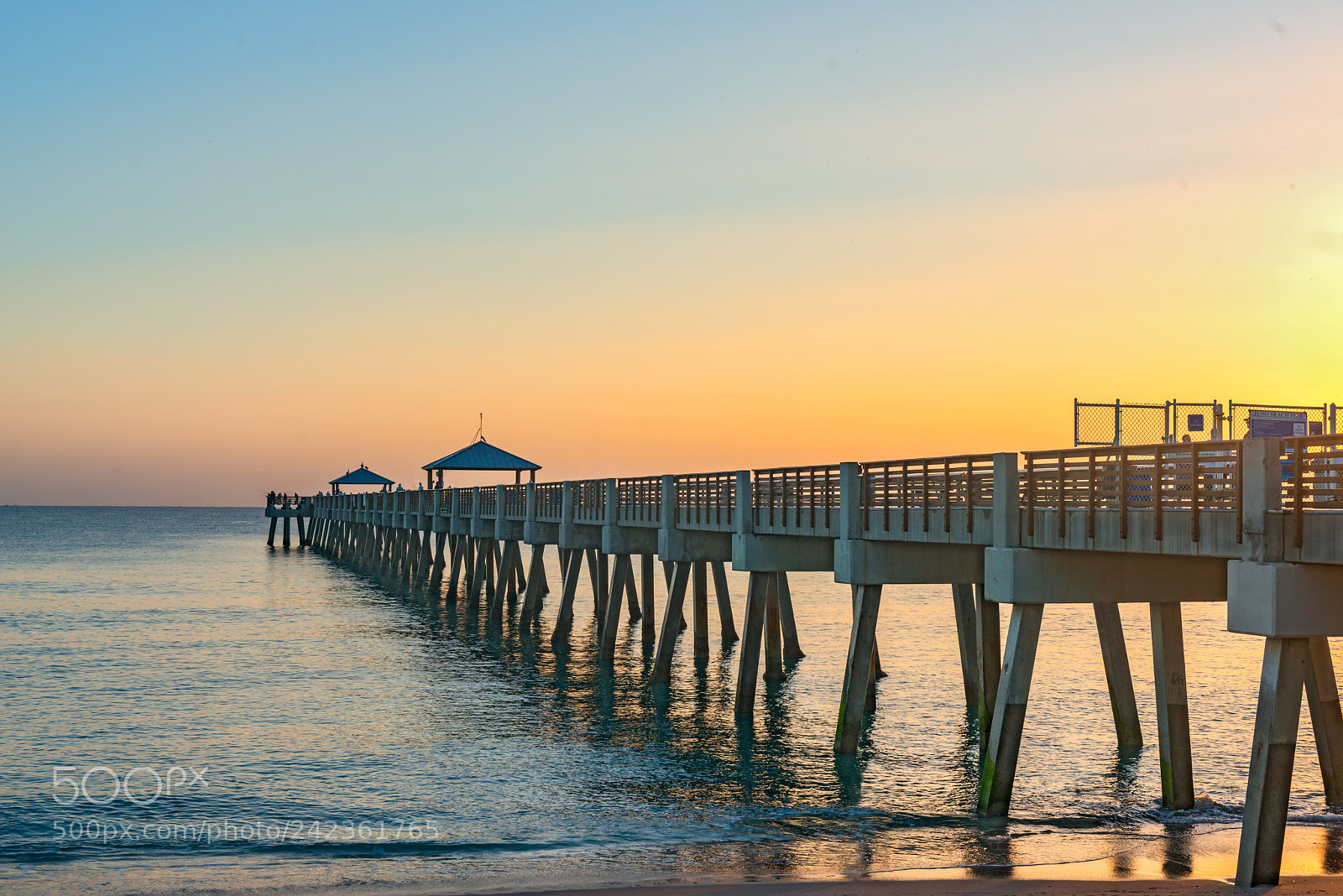 Nikon D800 sample photo. Pier sunrise photography