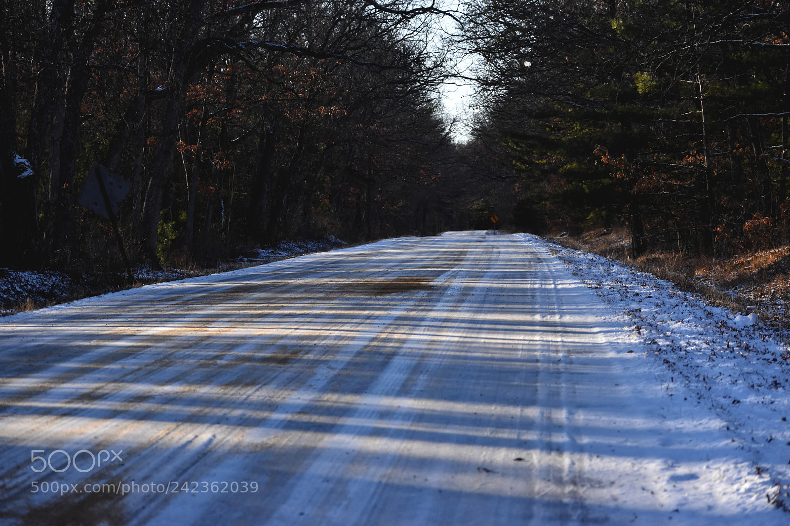 Nikon D5500 sample photo. Wisconsin road photography