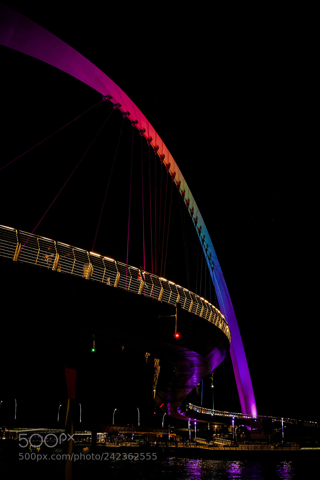 Canon EOS 7D Mark II sample photo. Glowing bridge photography