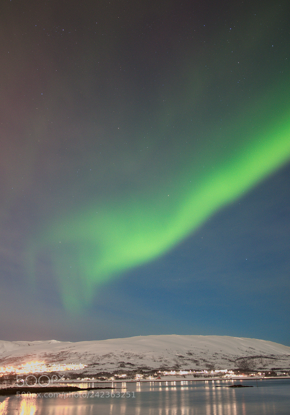 Pentax K-5 IIs sample photo. Tromso lights photography