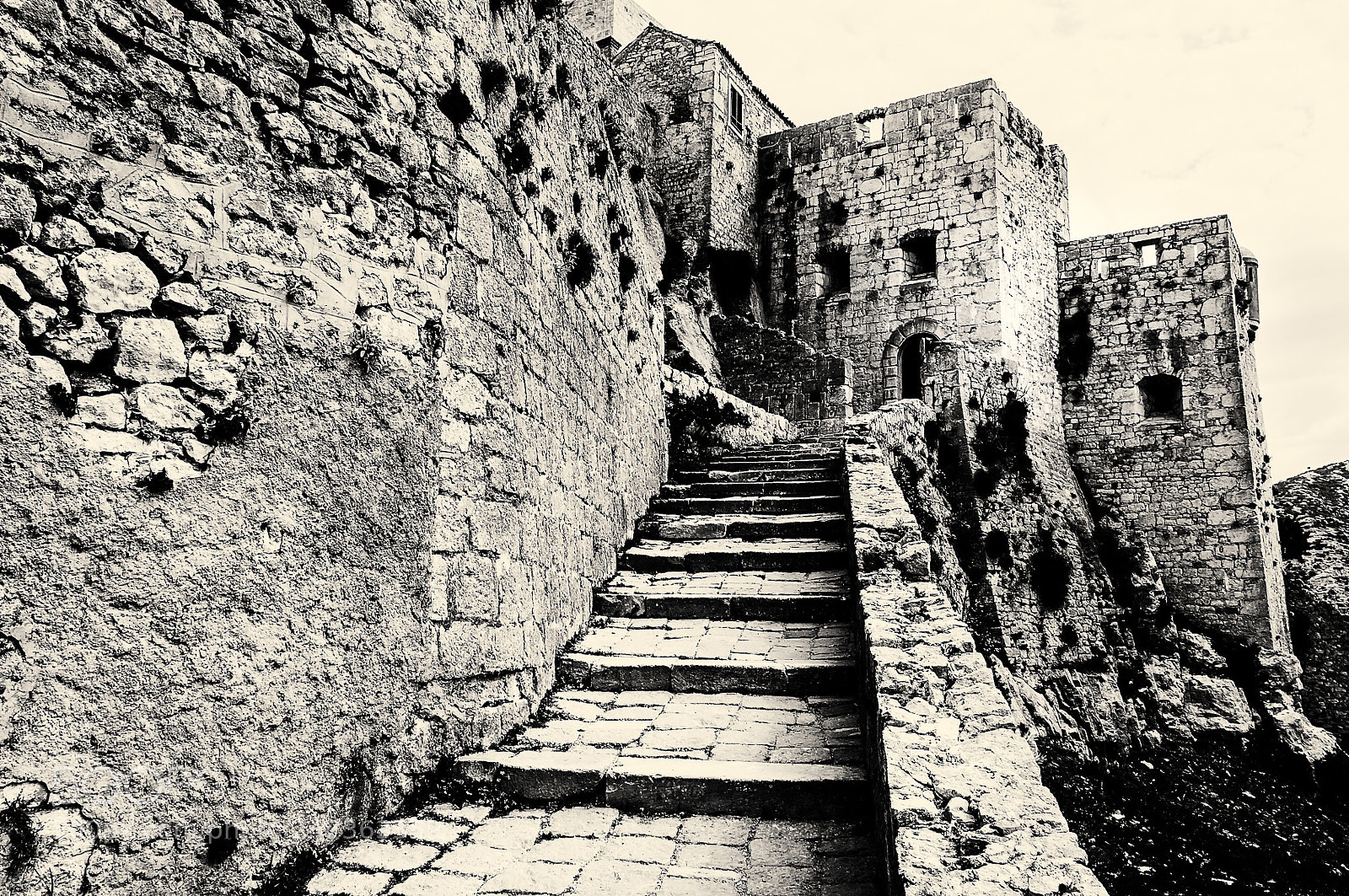 Nikon D90 sample photo. Klis fortress photography