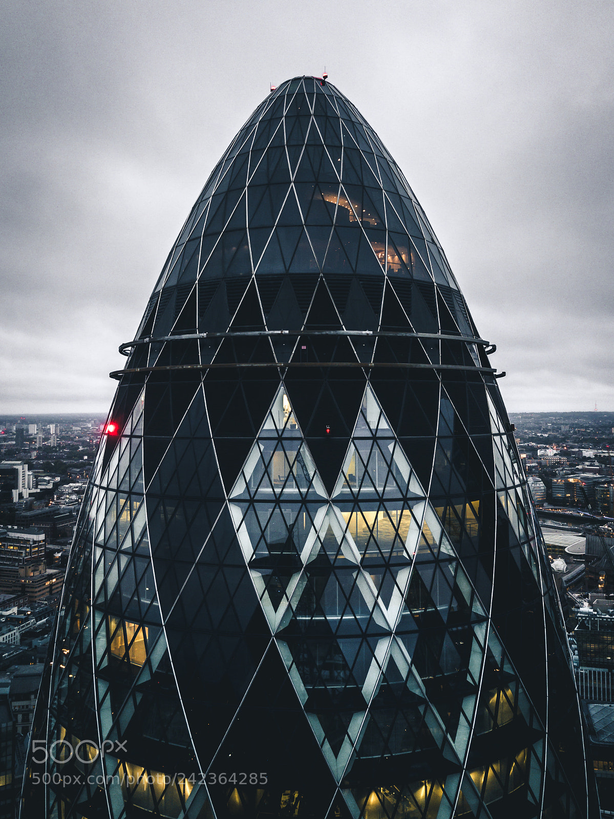 DJI FC220 sample photo. The gherkin photography