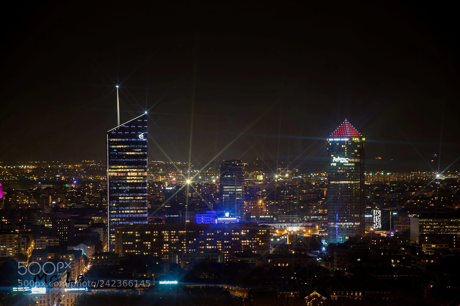 Nikon D7100 sample photo. Lyon by night photography