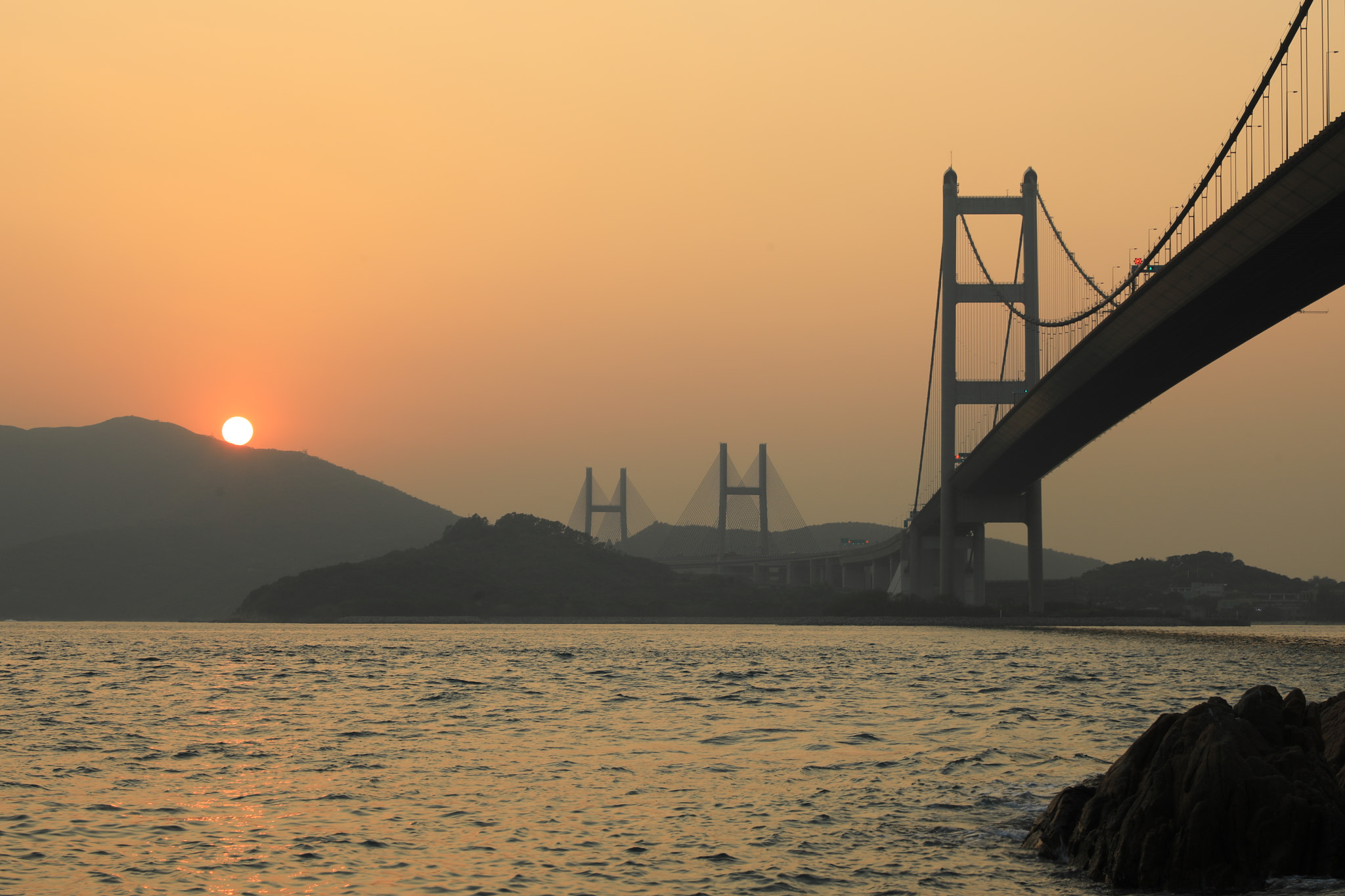 Canon EF 24-105mm F4L IS II USM sample photo. Sunset at tsing yi photography