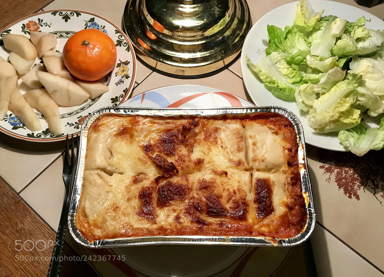 Apple iPhone 7 Plus sample photo. Lasagne mit obst photography