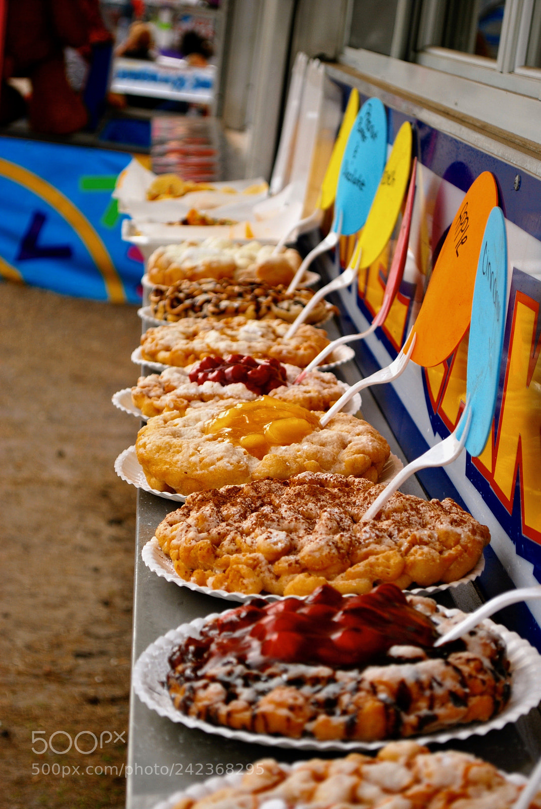 Nikon D60 sample photo. Funnel cake photography