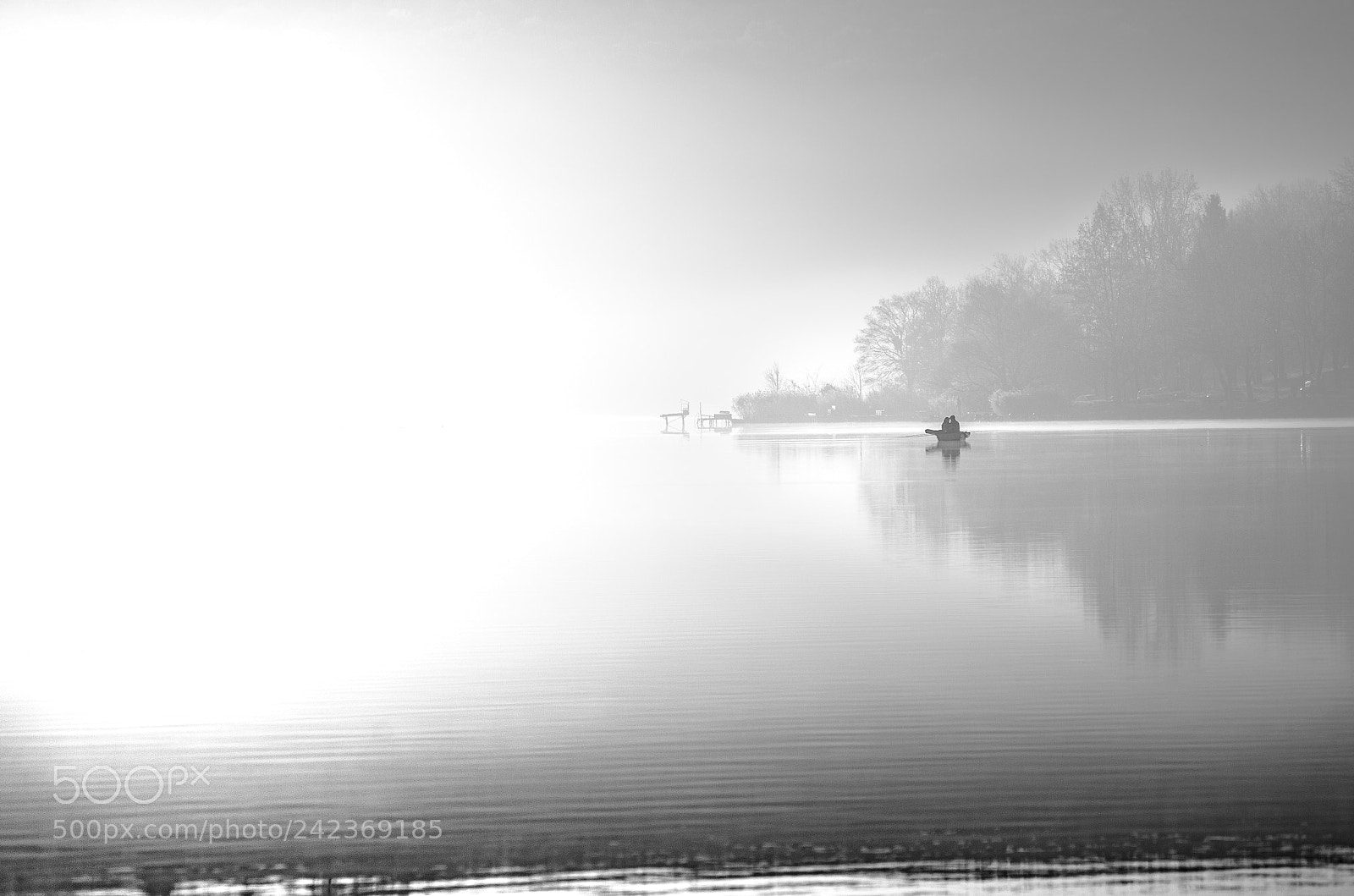 Nikon D5100 sample photo. Fishing in the fog photography