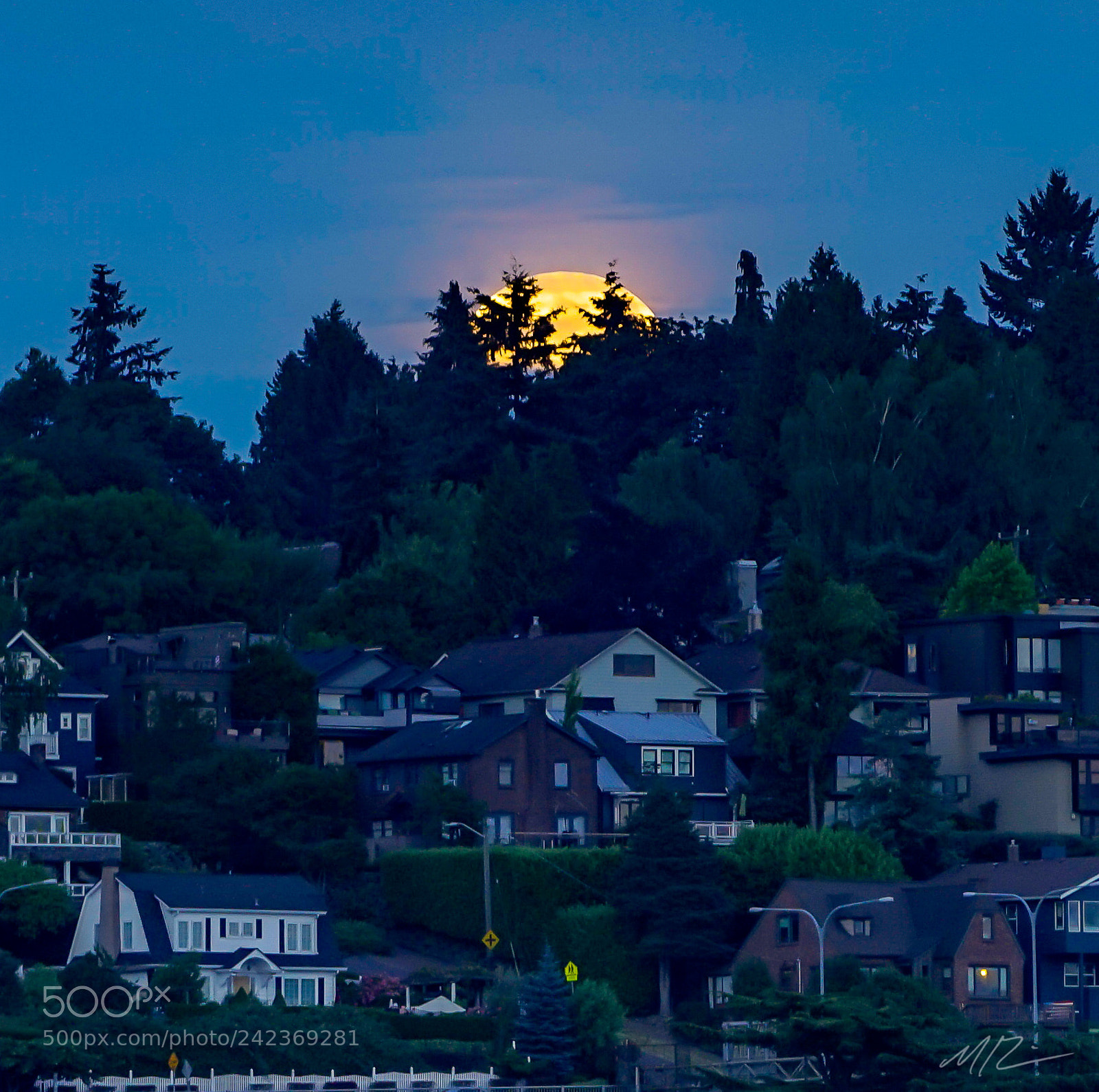 Sony a7R sample photo. Summer moon rising photography