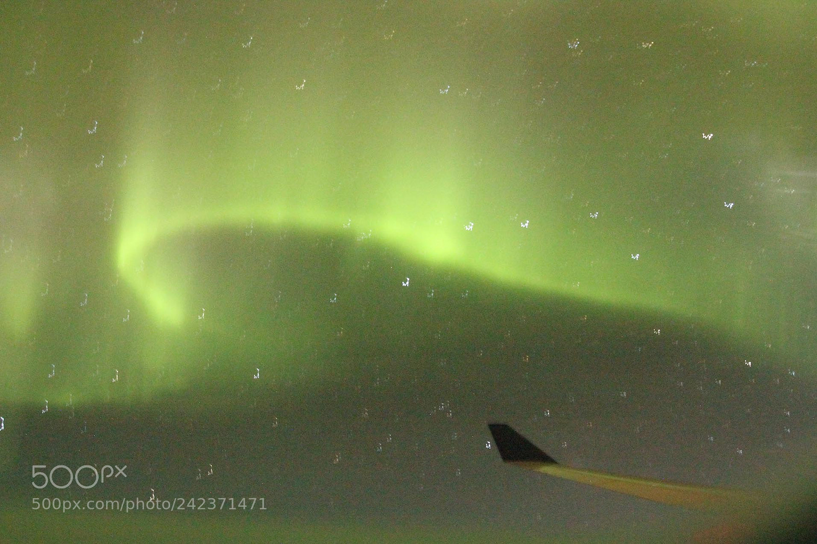 Canon EOS 1100D (EOS Rebel T3 / EOS Kiss X50) sample photo. Aurora borealis from aircraft photography