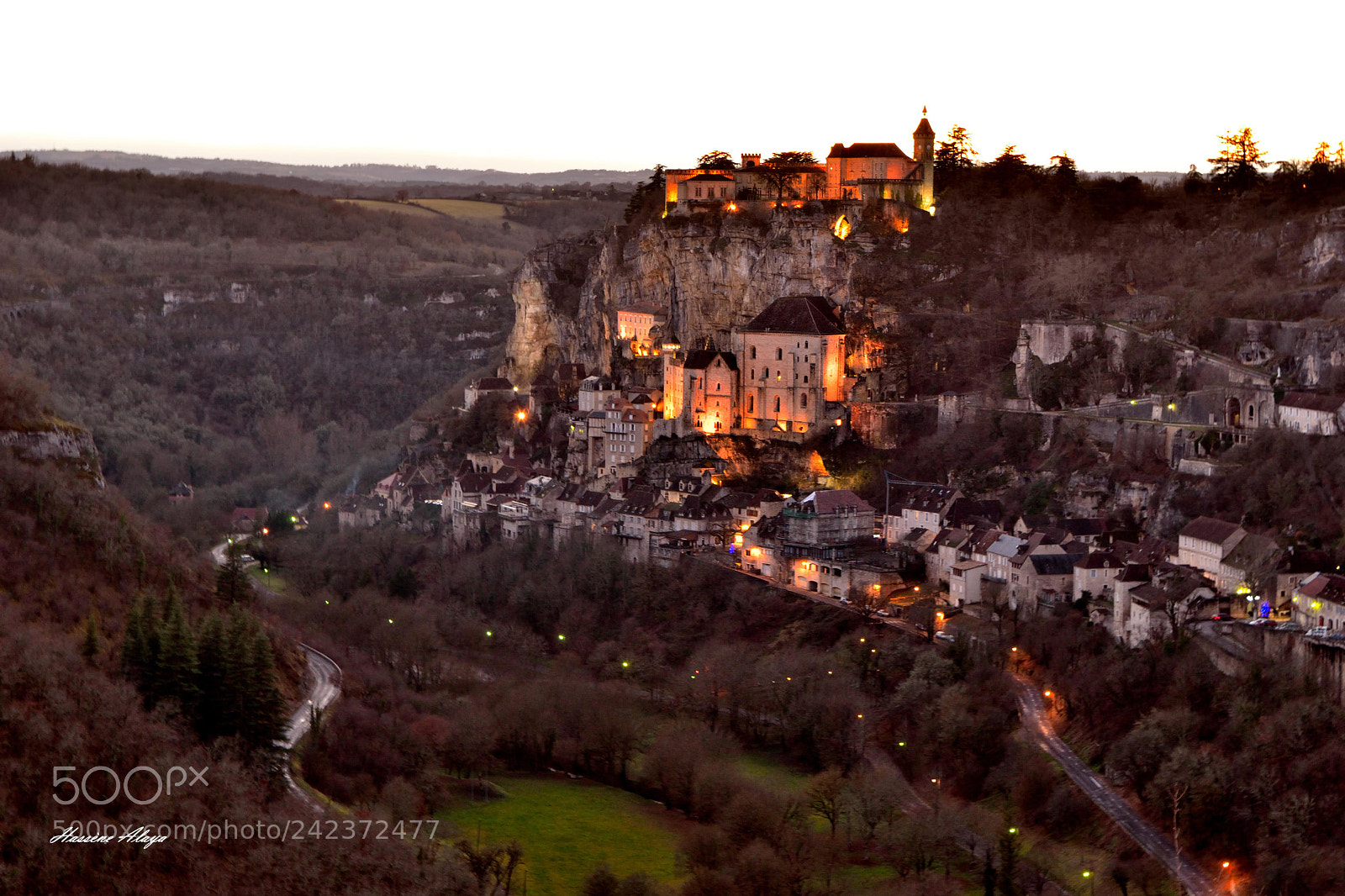 Nikon D5500 sample photo. Cloudy time in rocamadour photography