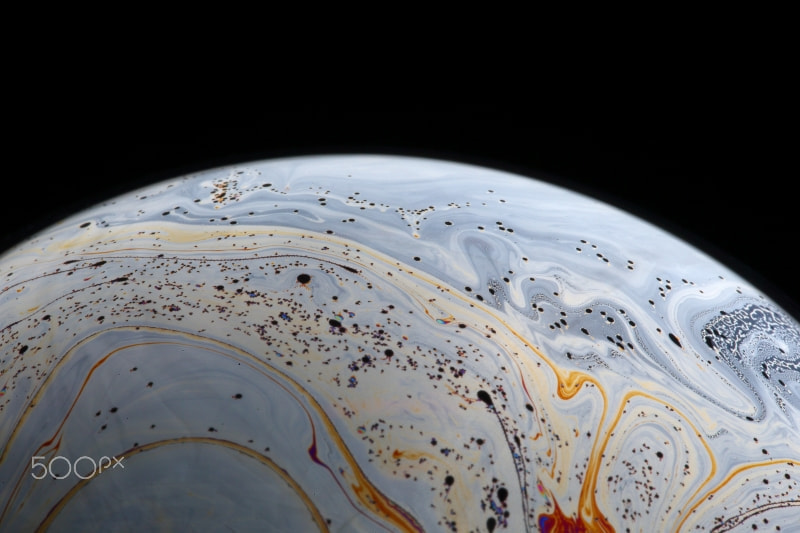Canon EF 100mm F2.8L Macro IS USM sample photo. Bubble planets 3 photography