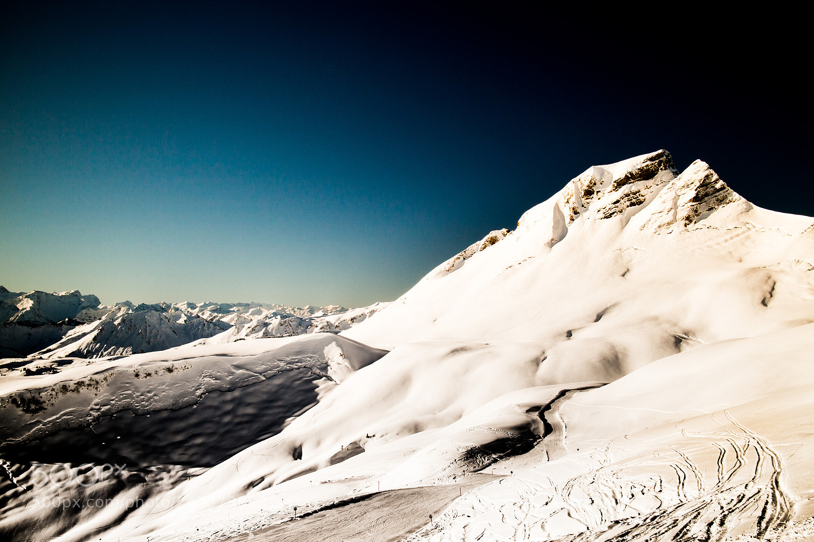 Canon EOS M sample photo. Austria - snow tracks photography