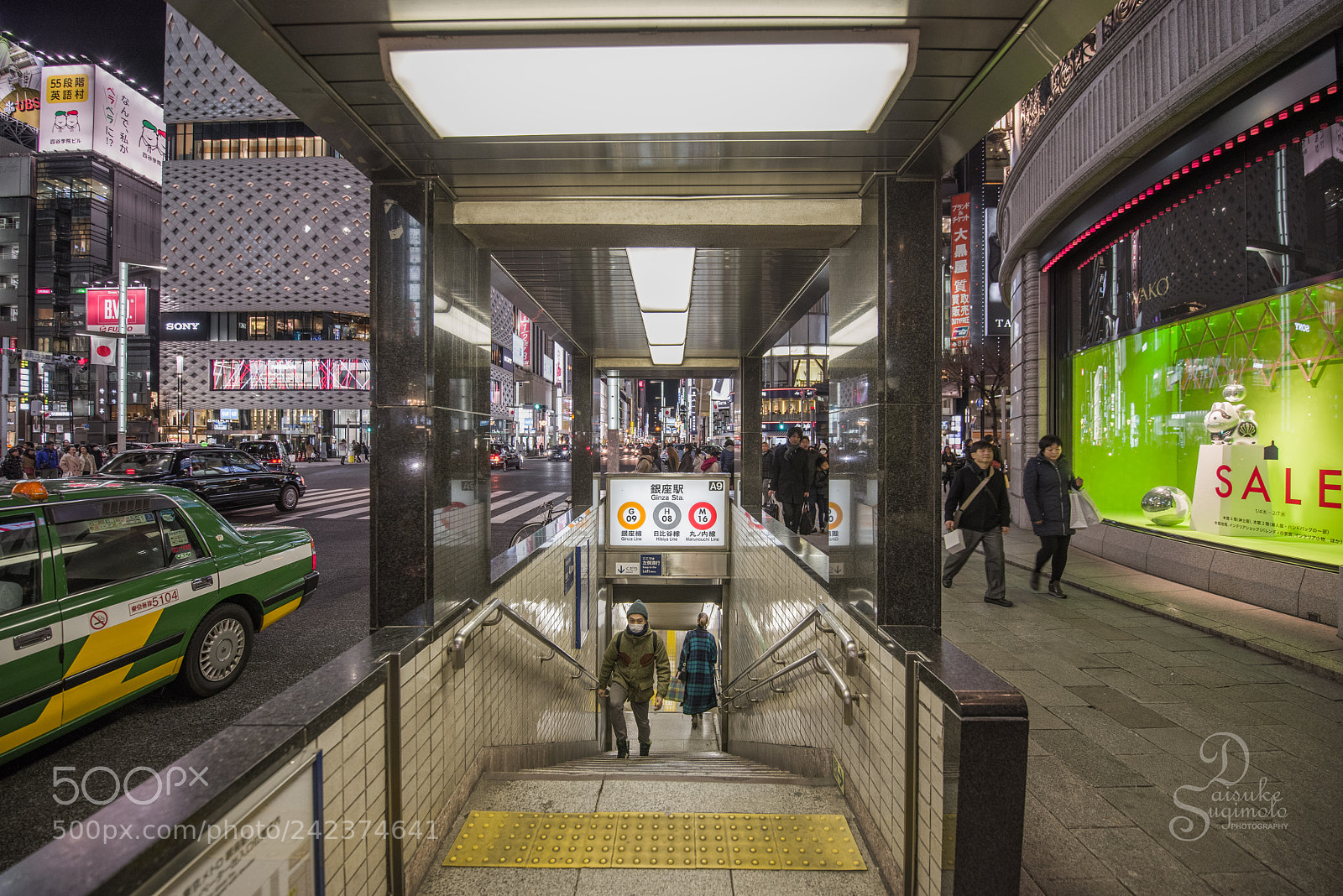 Pentax K-1 sample photo. 銀座 photography
