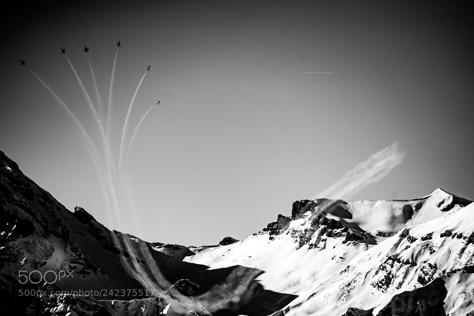 Sony a7S sample photo. Patrouille suisse lauberhorn photography