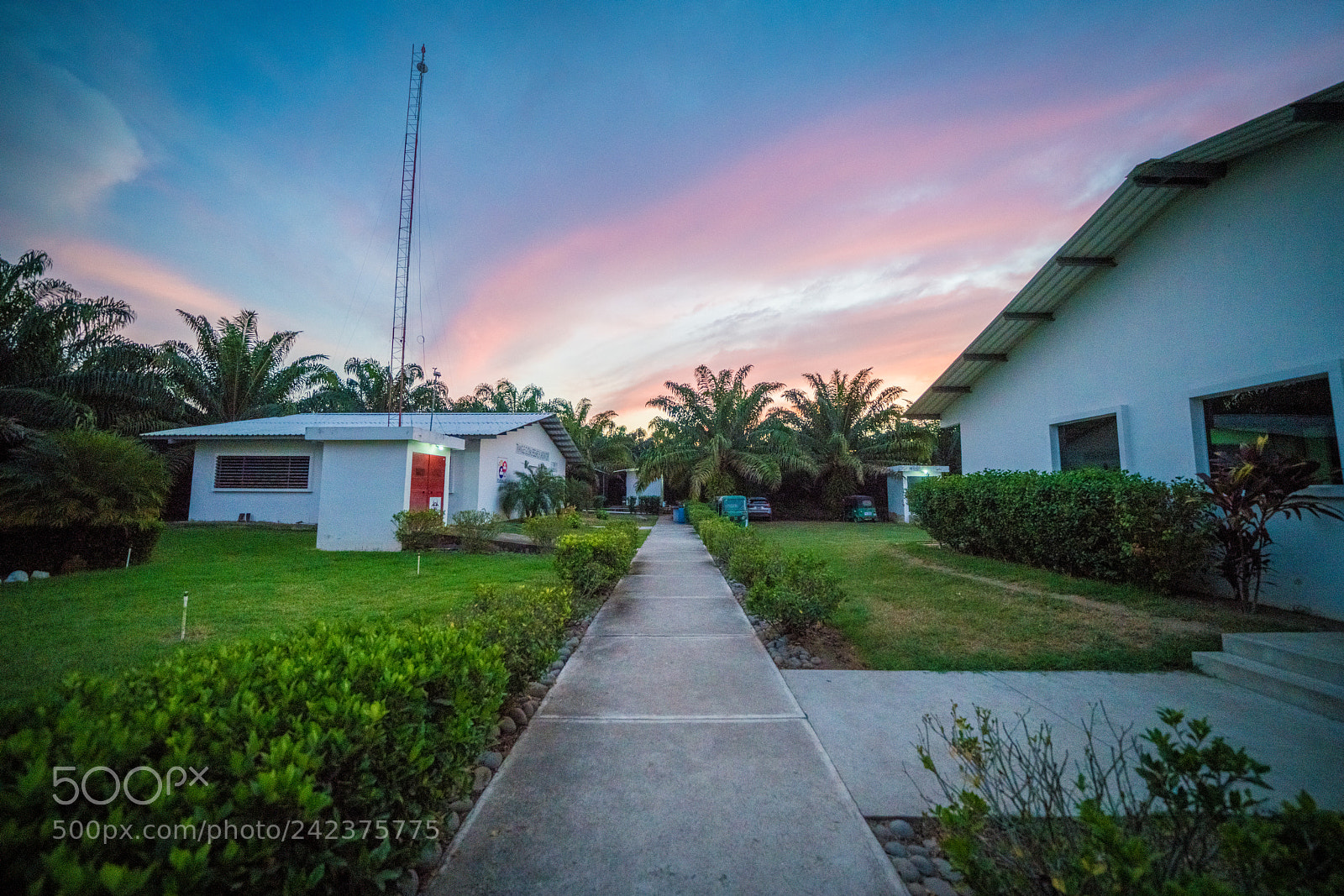 Sony a7R III sample photo. Guatemala clinic dusk photography