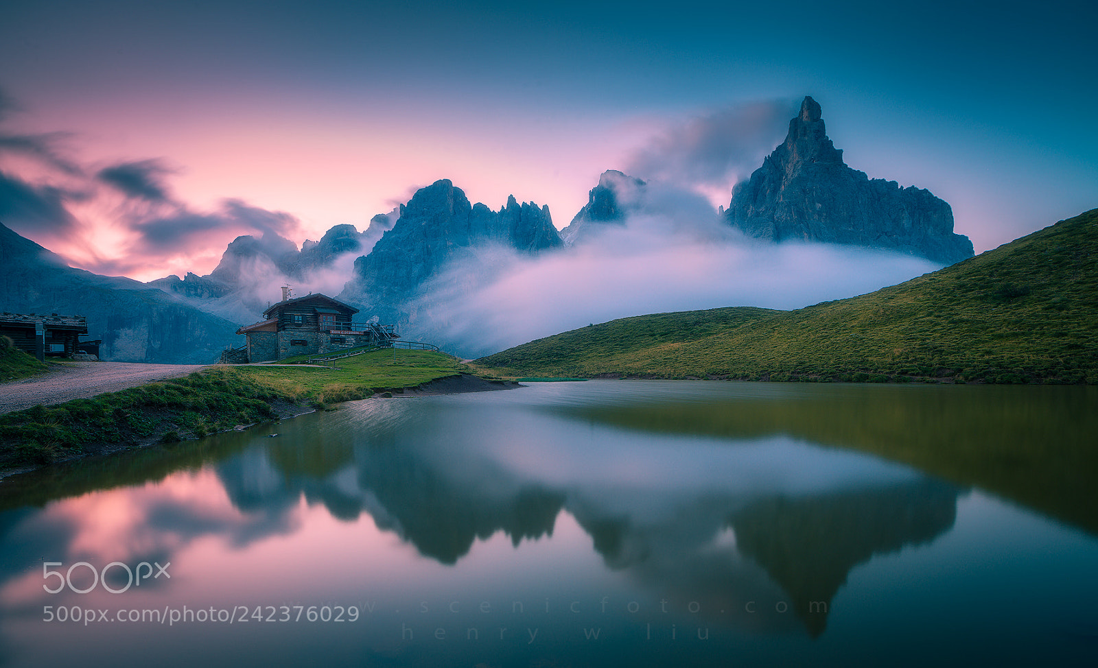 Nikon D800E sample photo. Passo rolle sunrise photography