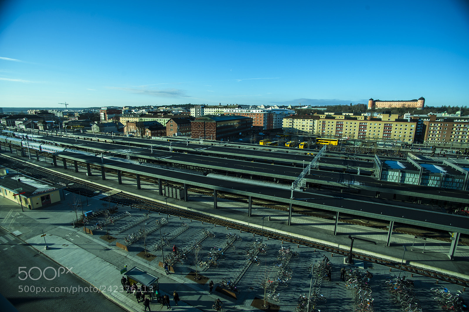 Nikon D700 sample photo. The center of uppsala. photography