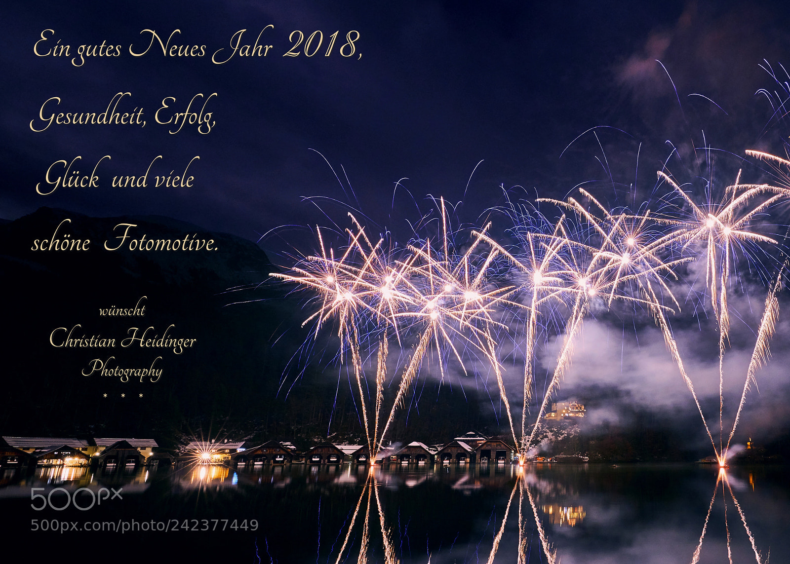 Sony a7R III sample photo. Neujahrsfeuerwerk am königssee photography