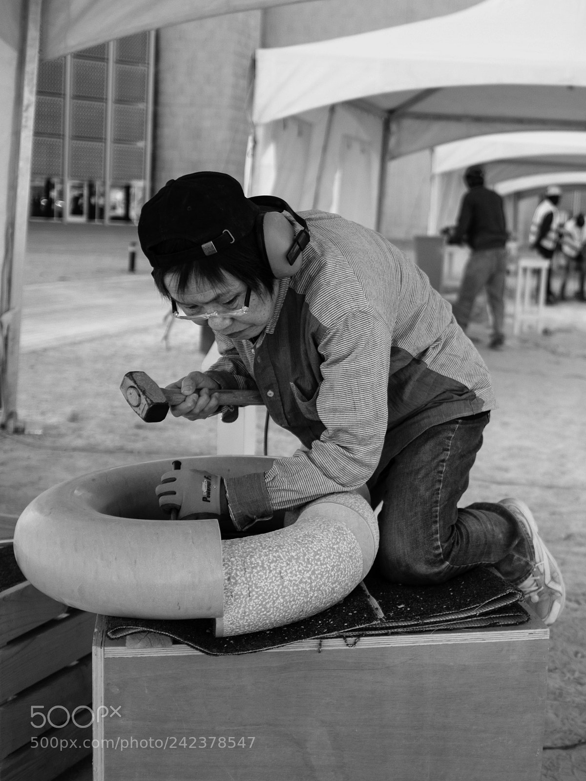 Fujifilm X100T sample photo. Bahrain 6th international sculpture photography